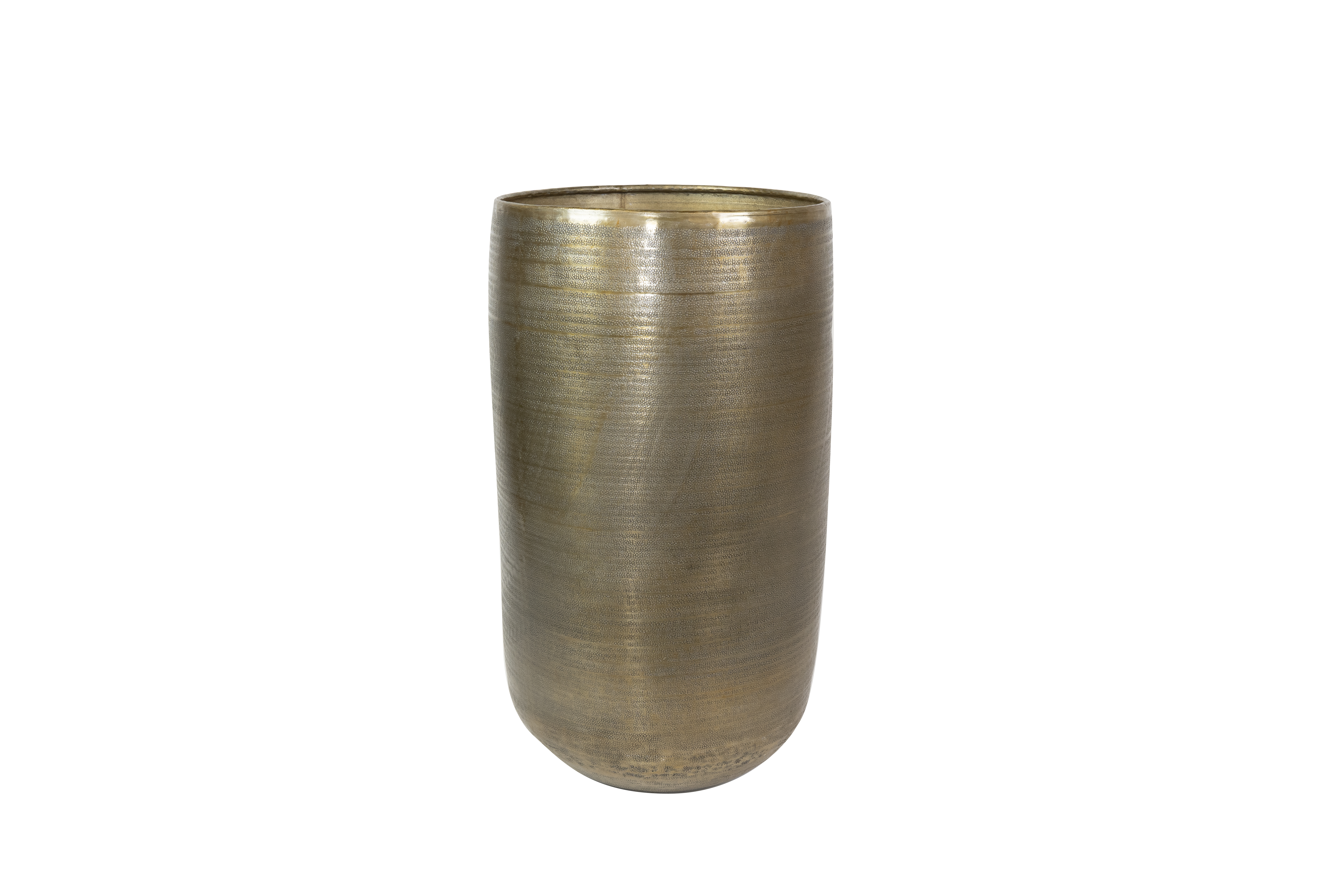 Gefäss Rowen, Metall, Gold H: 72 cm Decofinder