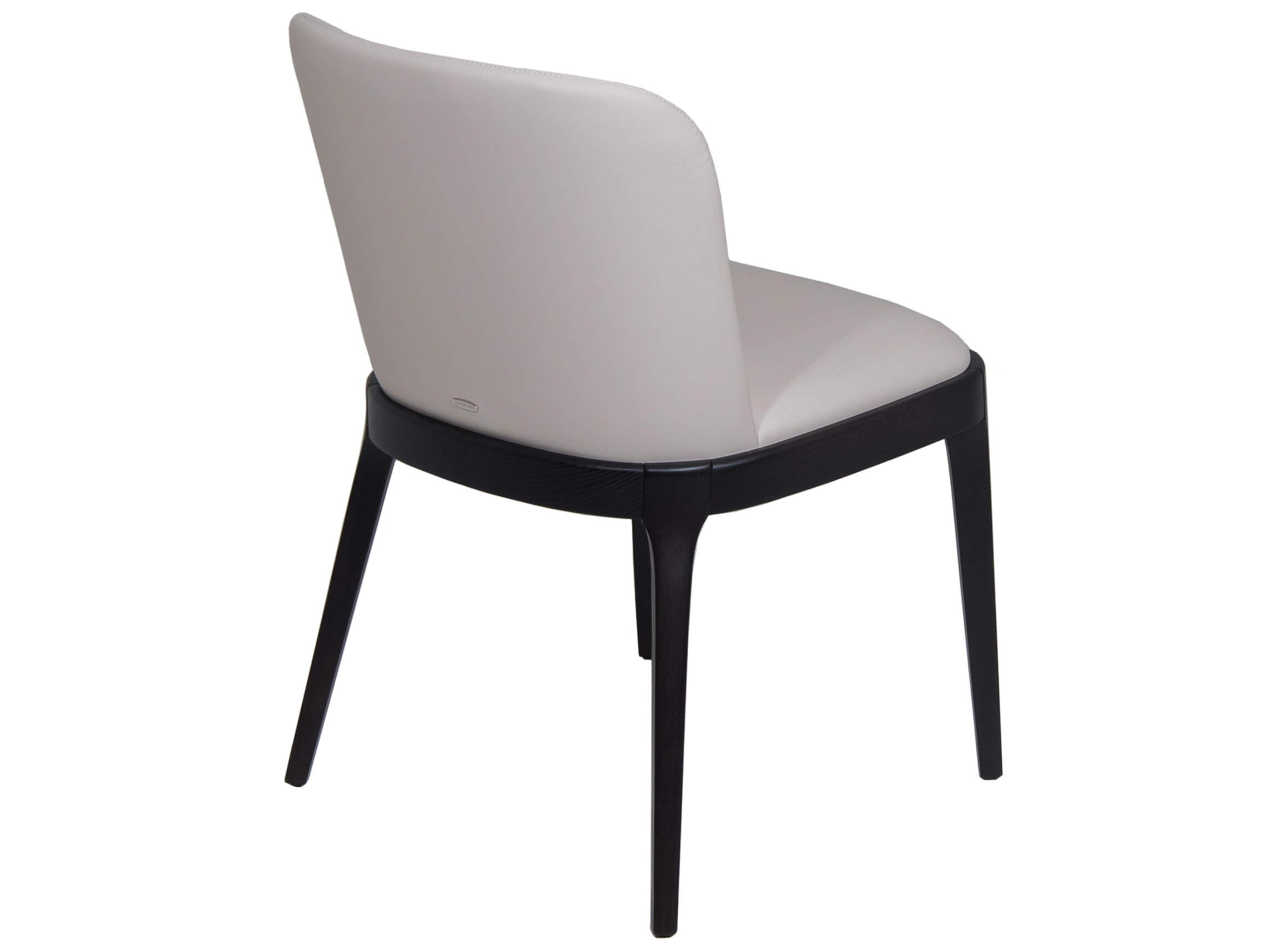 Stuhl Magda Cattelan/ Farbe: Beige / Material: Leder / Masse (BxT) :53x55 cm