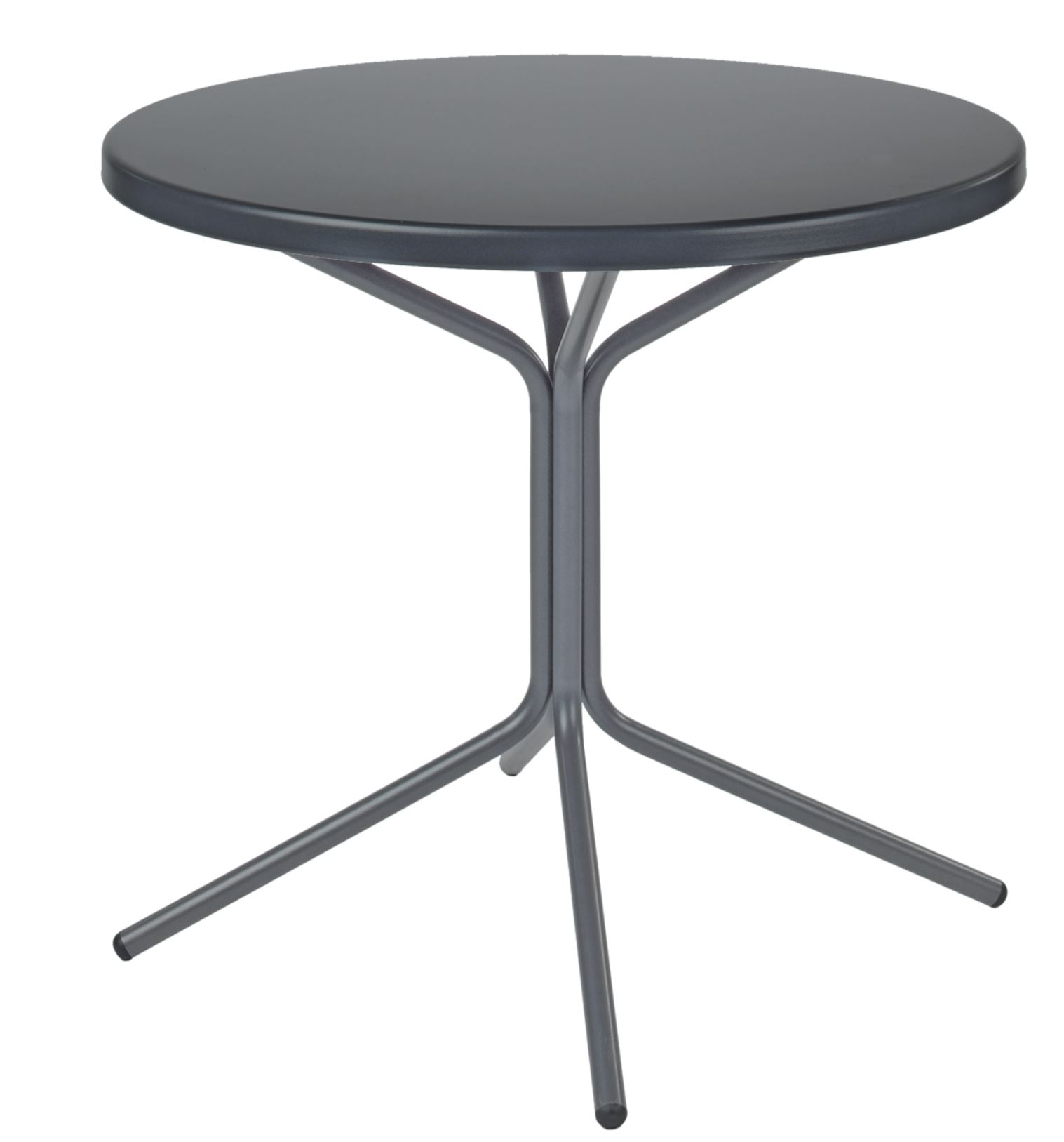 Metall-Beistelltisch Pix Rund von Schaffner / Farbe: Graphit / DxH: 54 x 54 cm