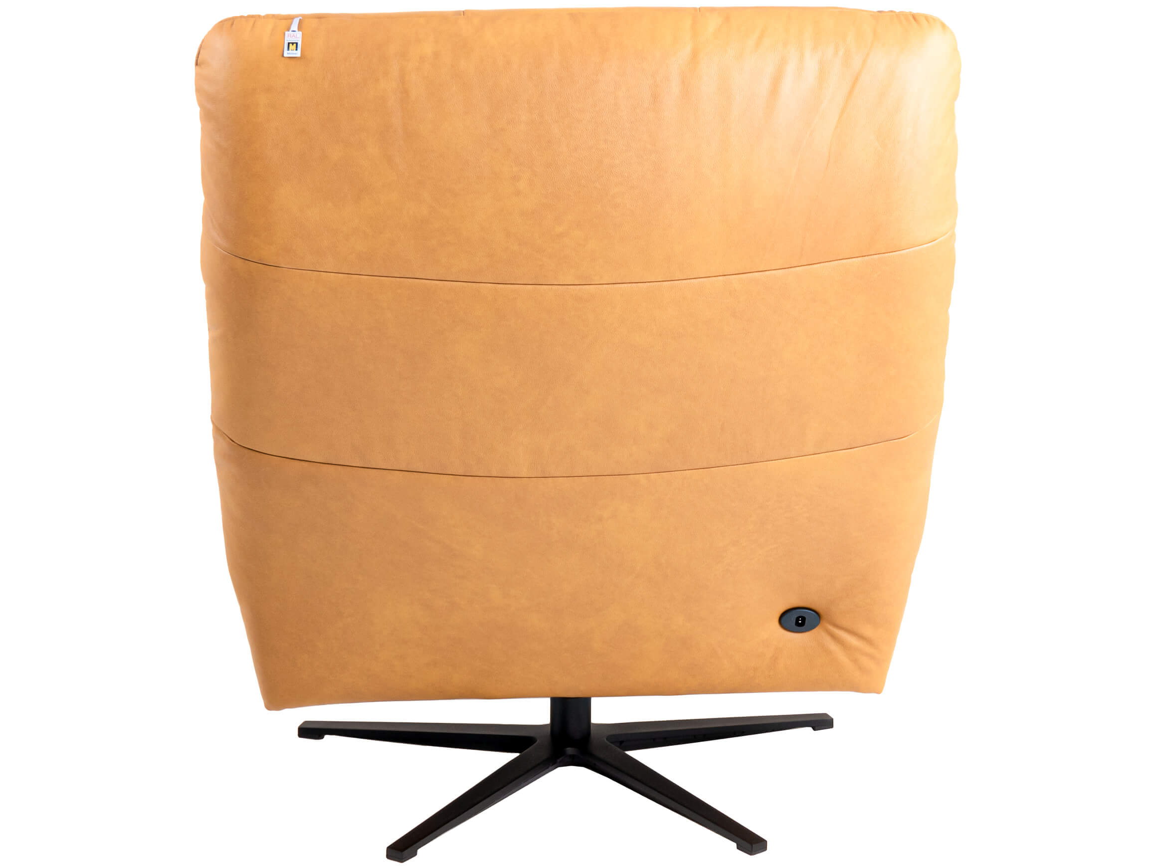 Sessel Palinka Schillig Willi / Farbe: Kurkuma / Bezugsmaterial: Leder