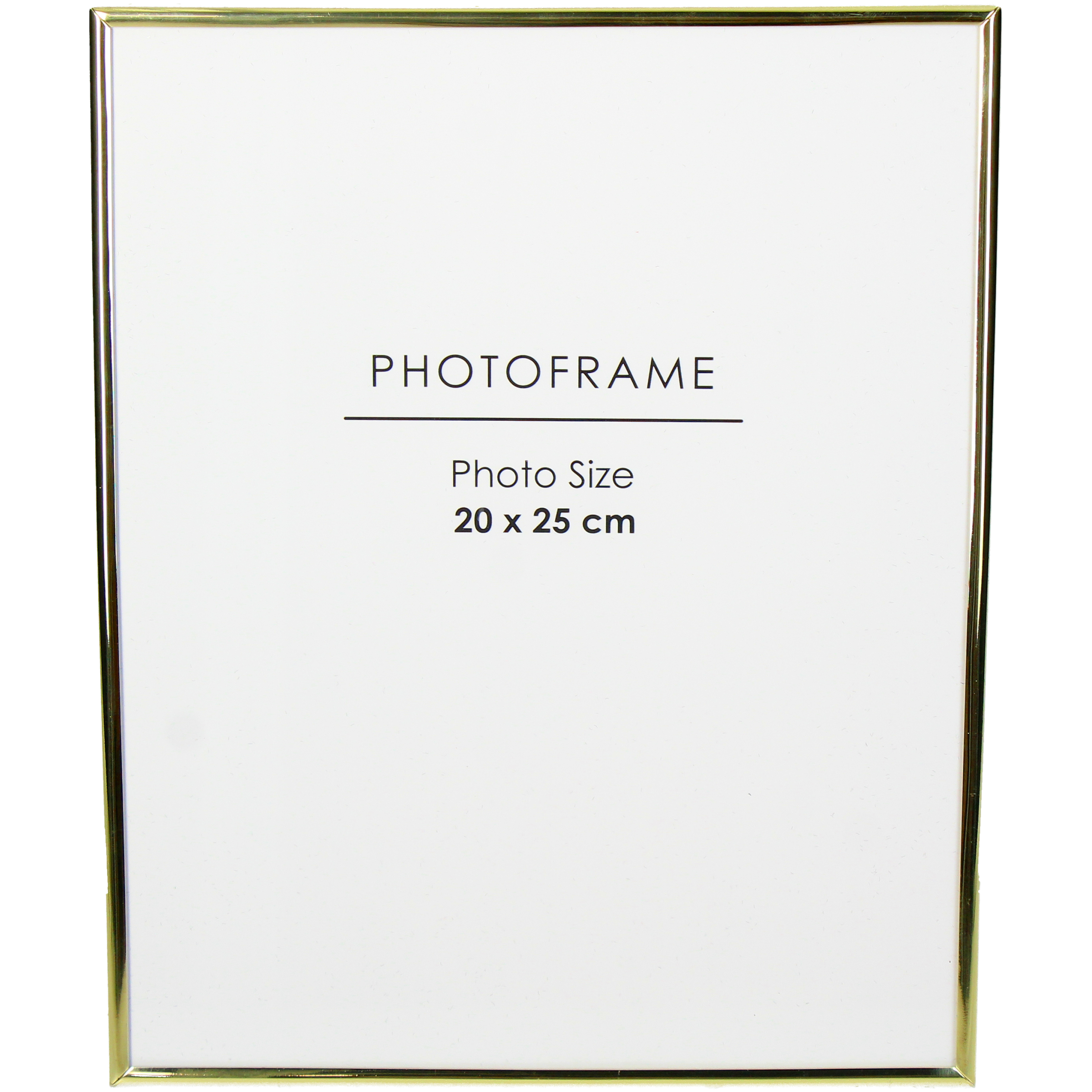 Fotorahmen Metall, Gold B: 20 cm Kersten