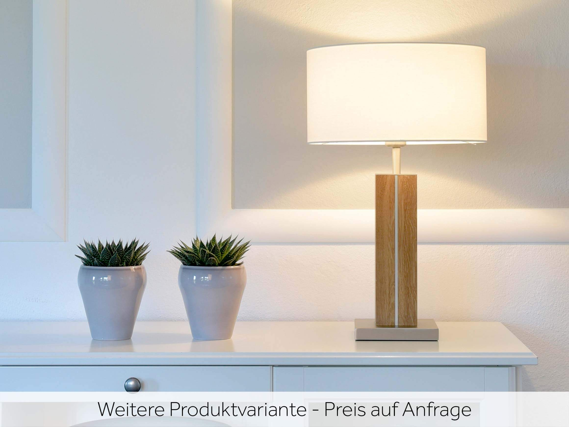 Hockerlampe Delta Eiche