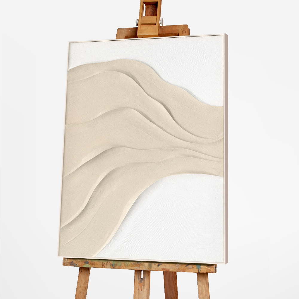Bild Bright Sandy Waves image LAND / Grösse: 100 x 80 cm
