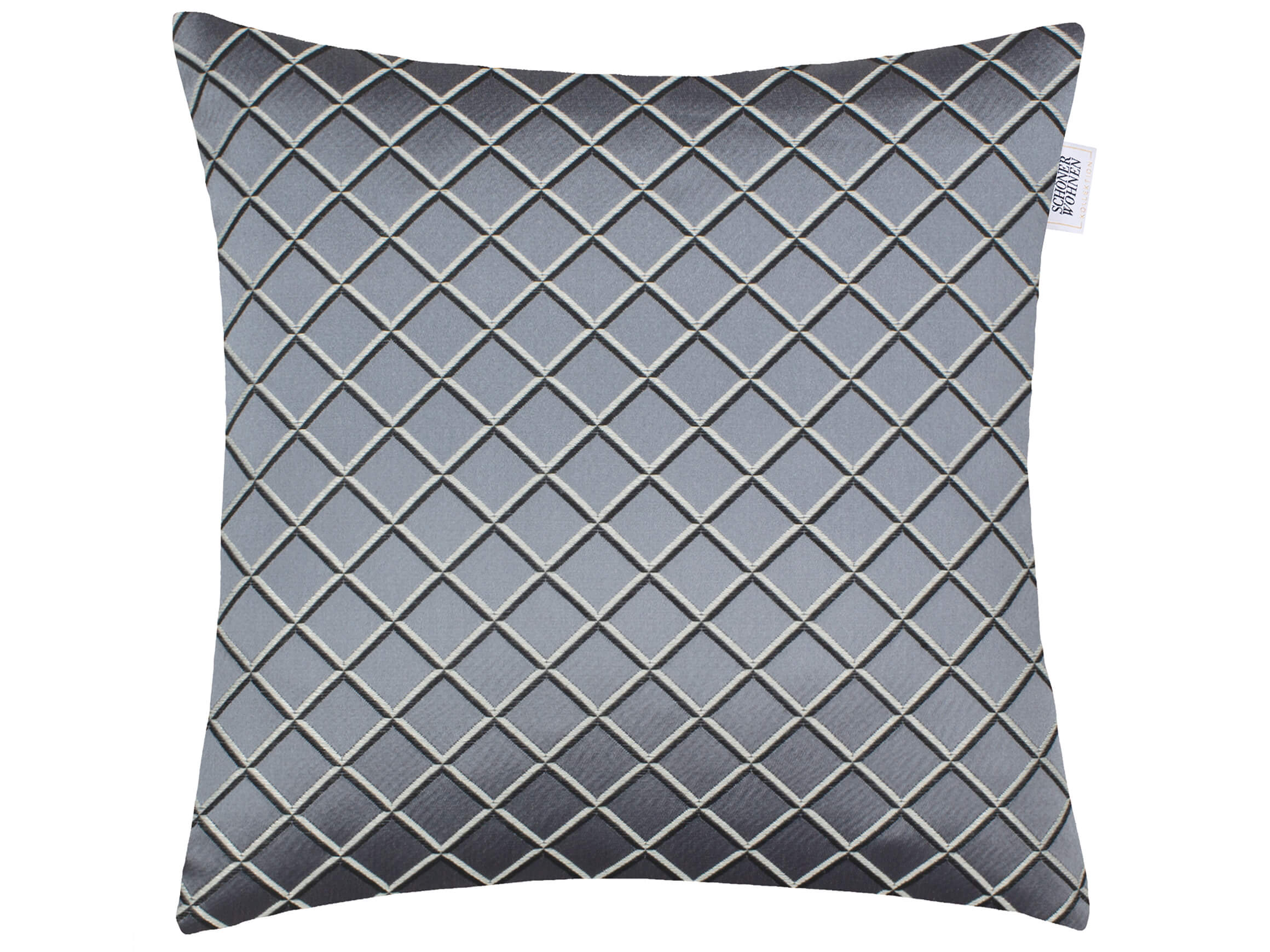 Kissenhülle Ella Grau 38 cm Stoeckel & Grimmler / Farbe: Grau