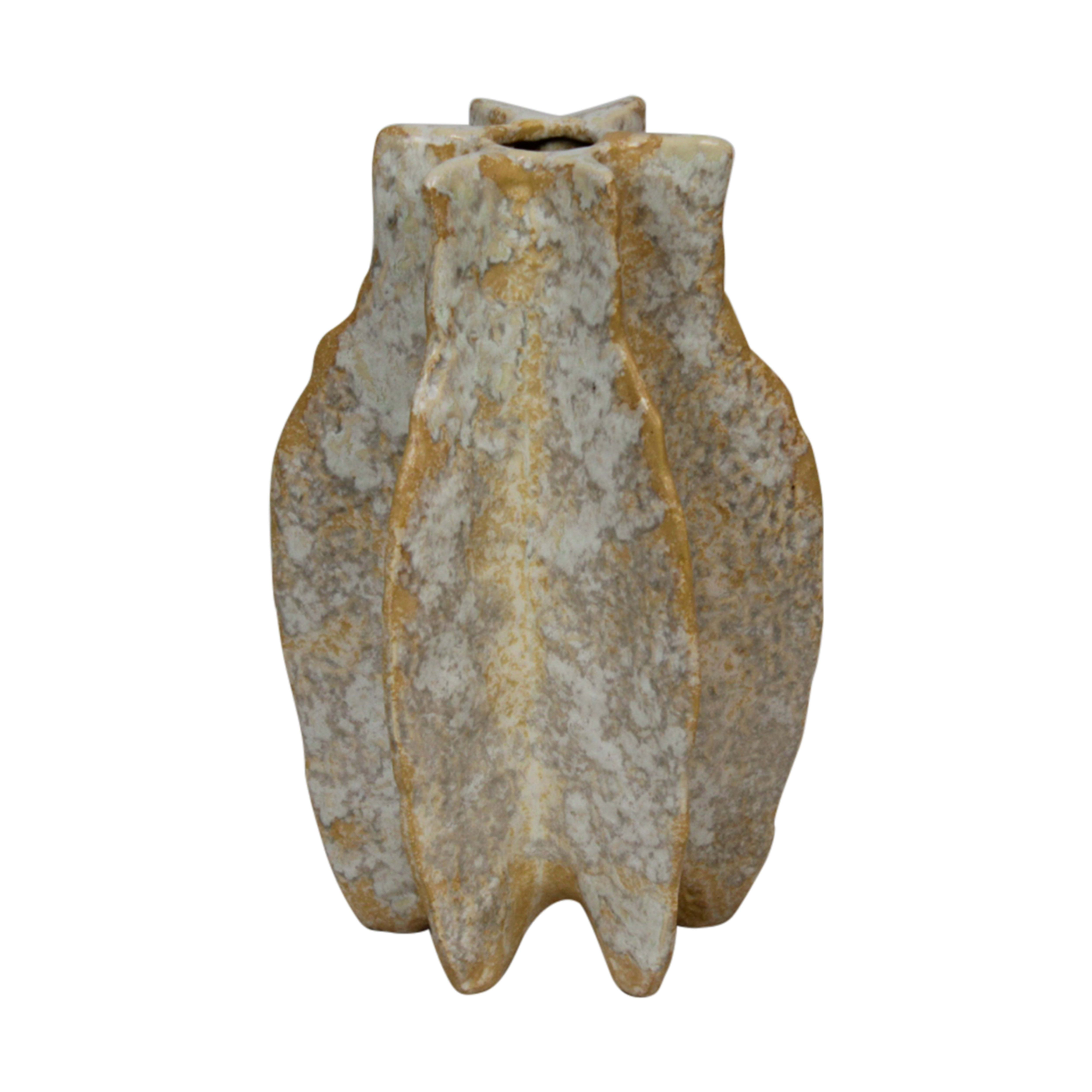 Vase Keramik, Gebrochen Weiss Decofinder / Grösse: 20 x cm