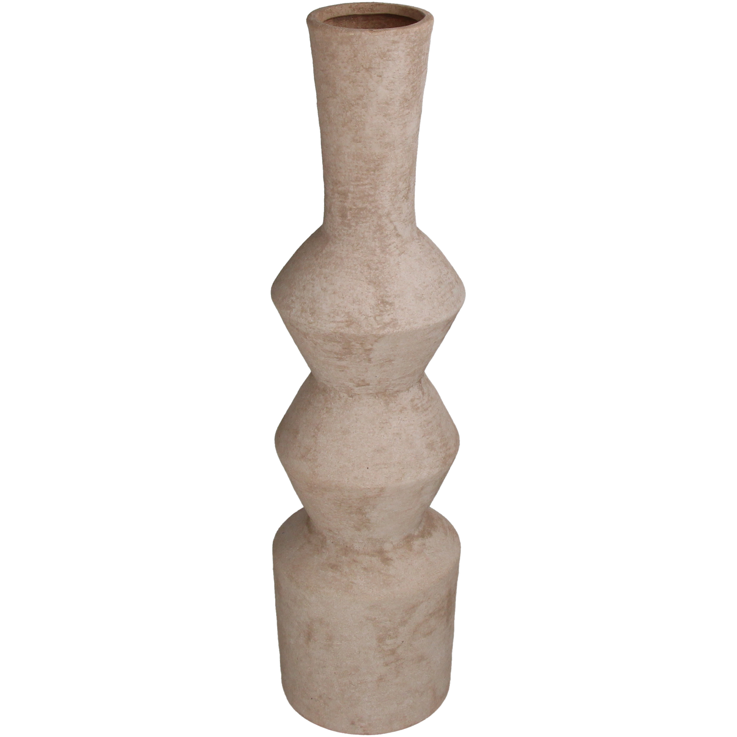 Vase Terracatta, Ivory H: 59 cm Kersten