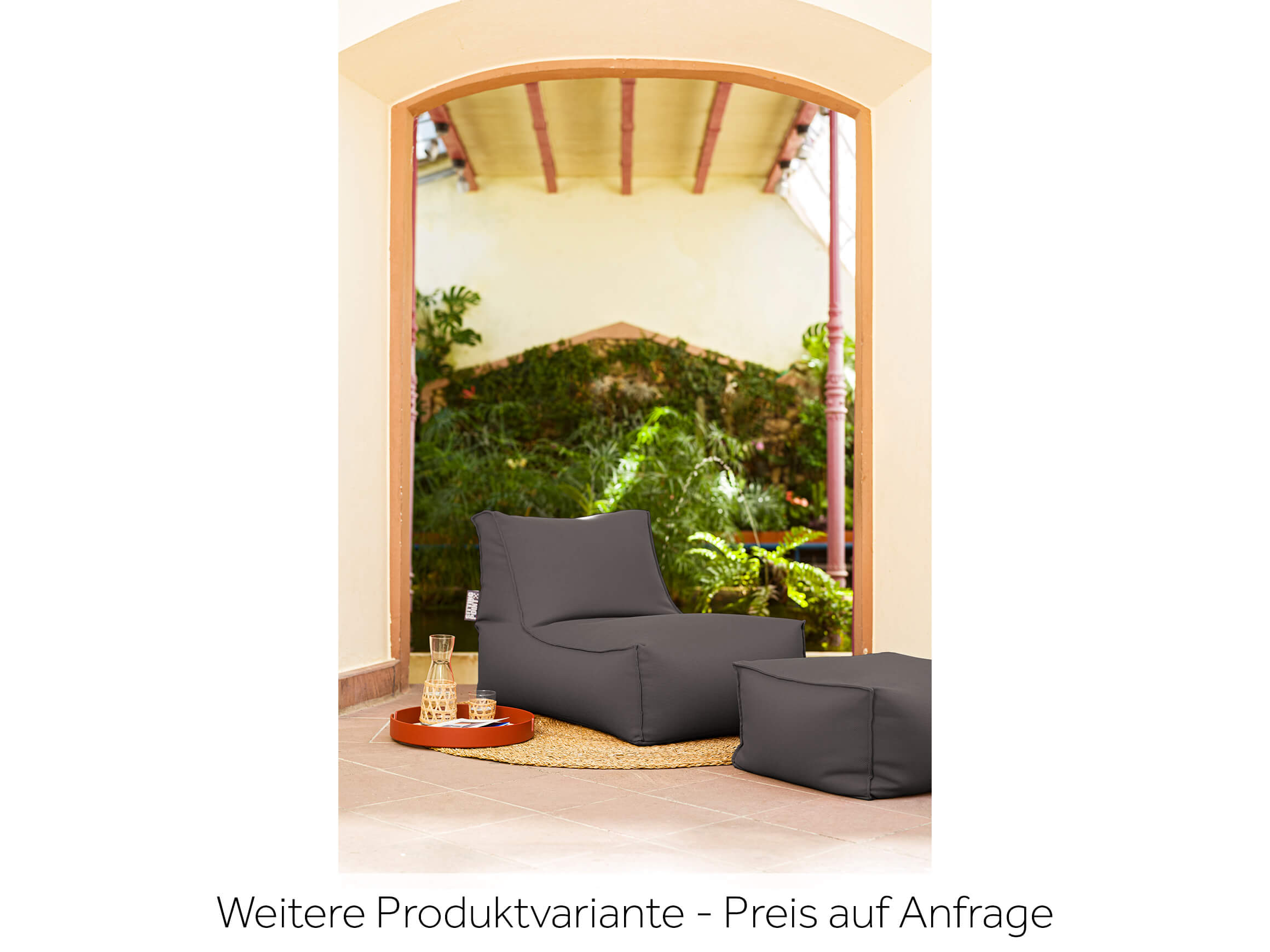 Outdoor-Sitzsack Korfu Roll Magma