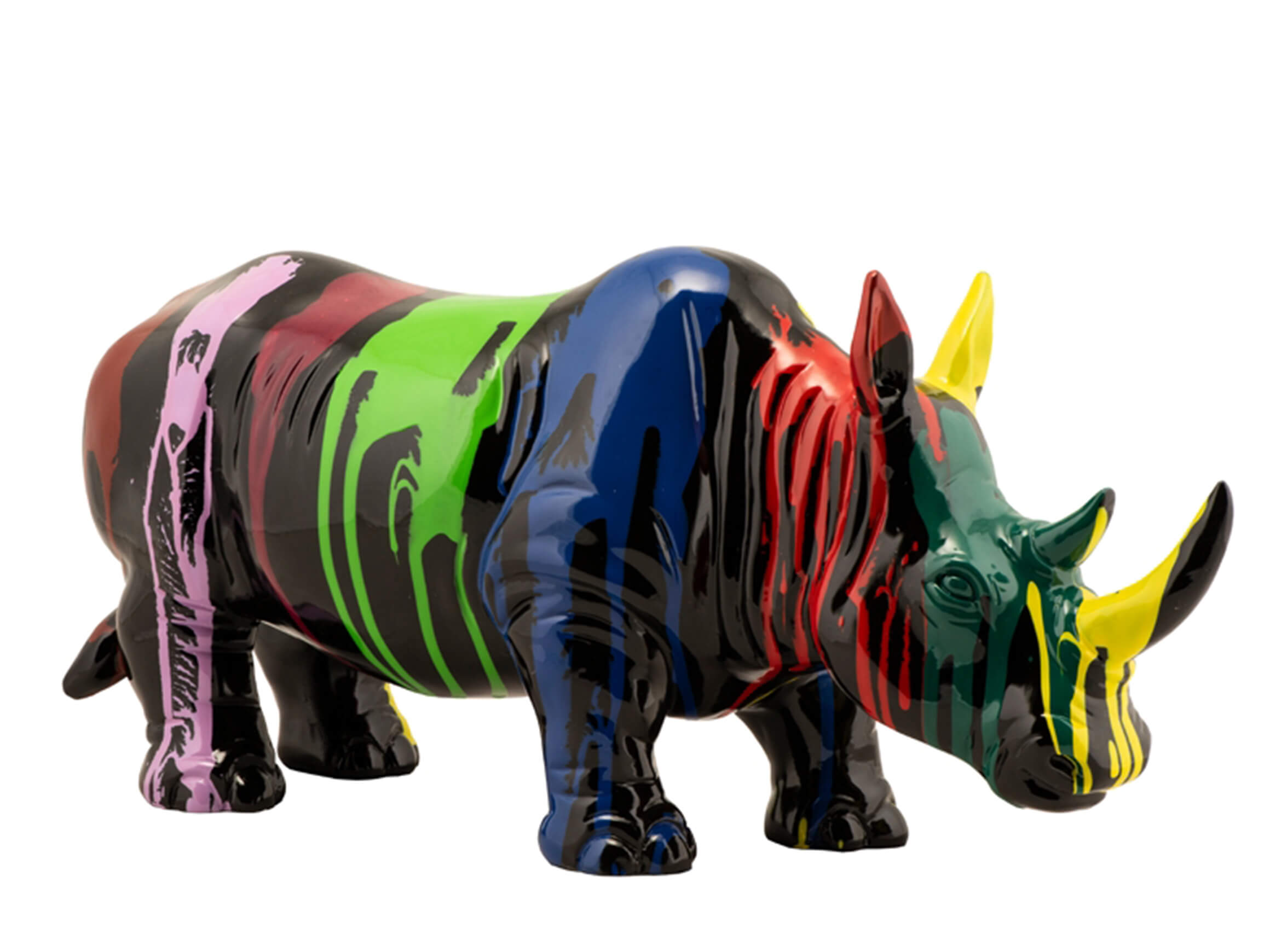 Skulptur Buntes Nashorn 2 image LAND