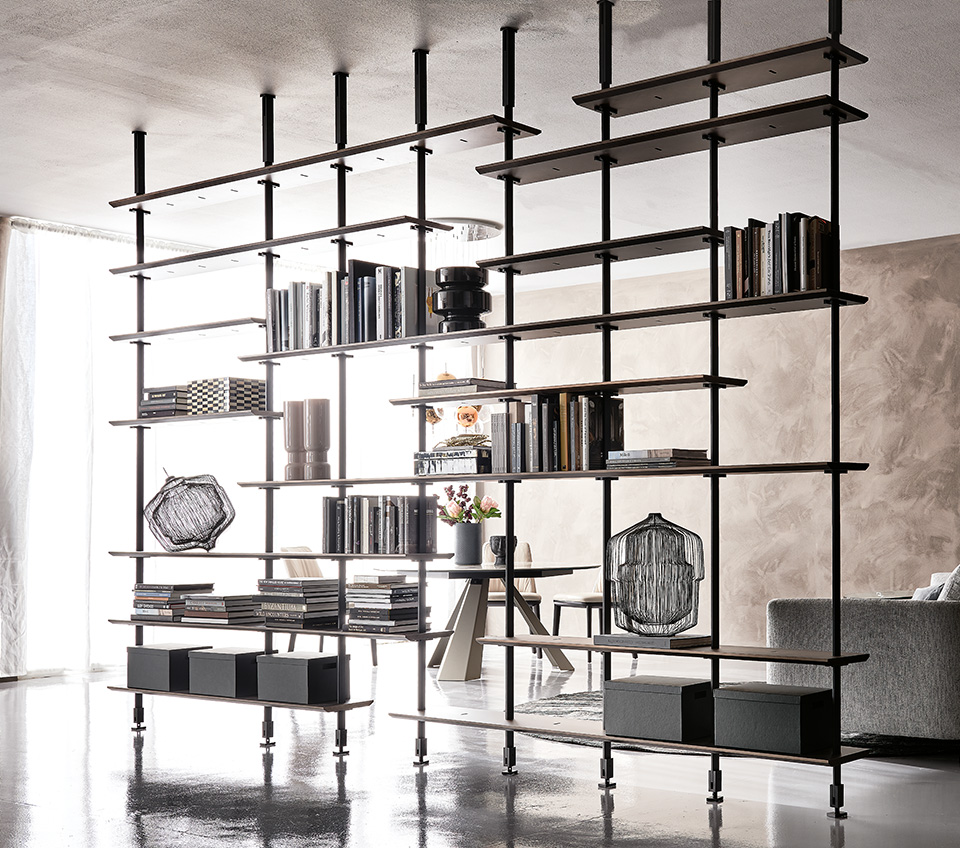 Airport shelf Cattelan / colour: dark brown