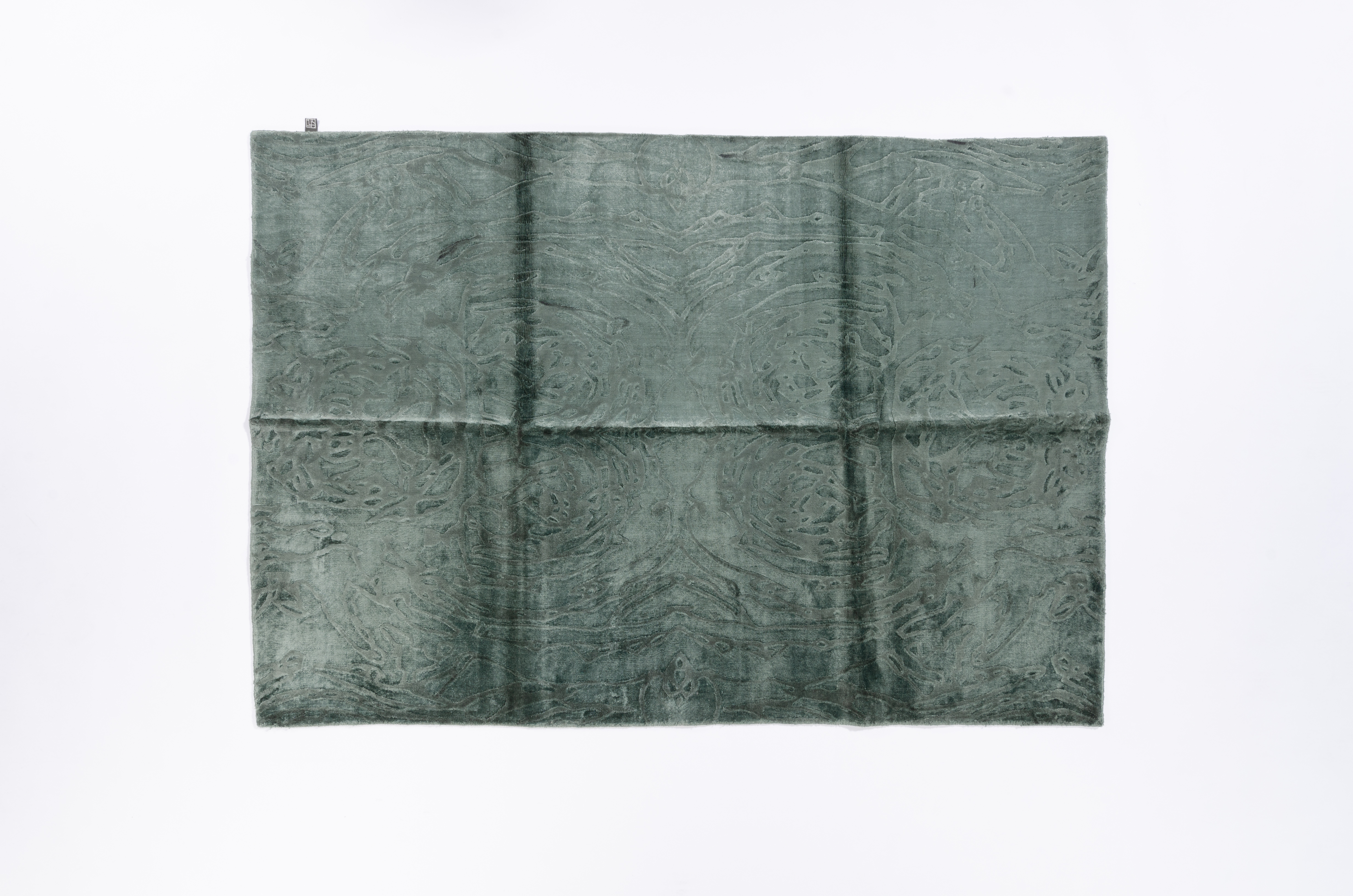 Webteppich Rudis Green Negra / Farbe: Blau