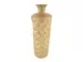 Flasche Metall Gold H: 57 cm Decofinder