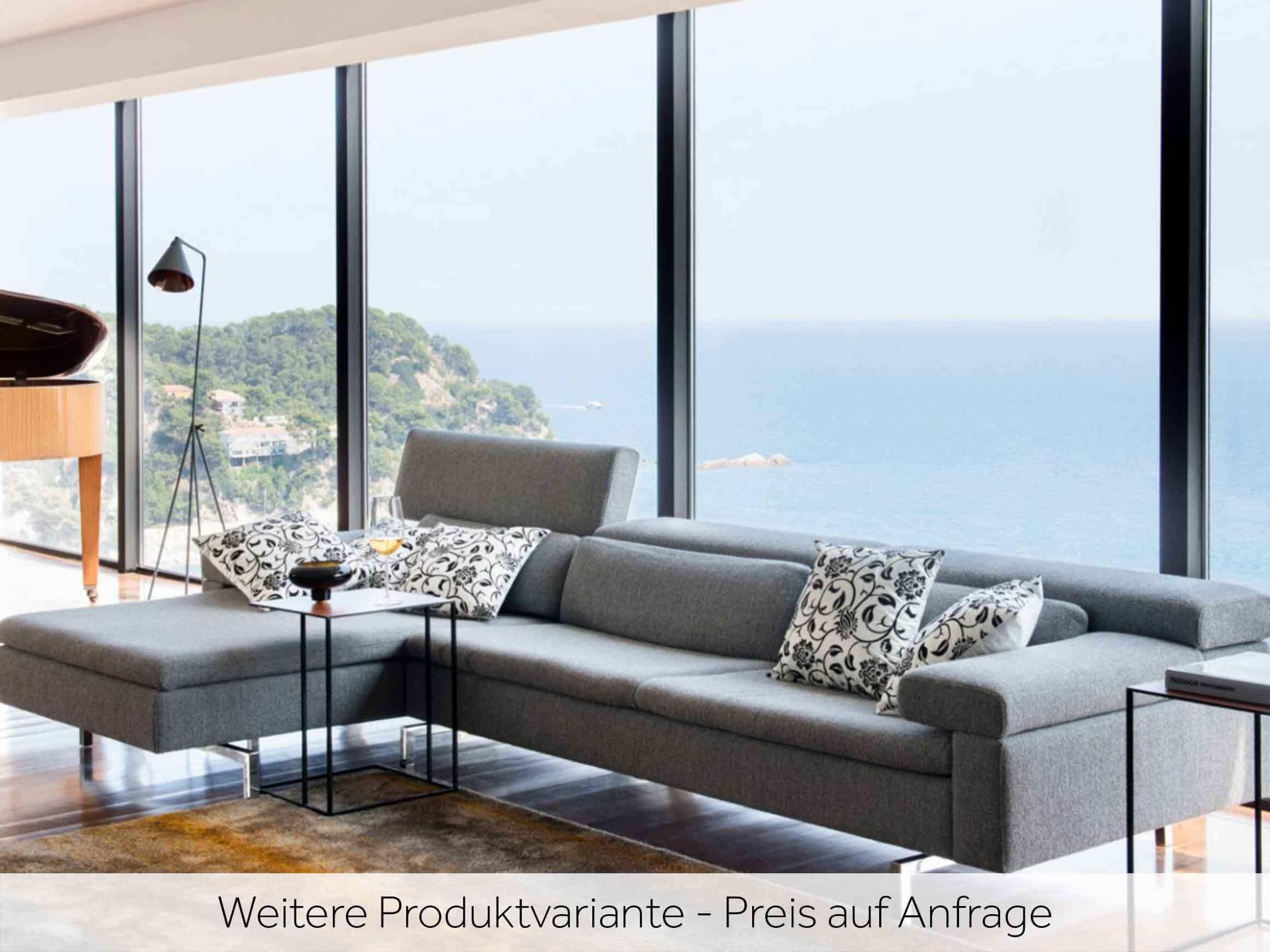 Beistelltisch Ascot JR-T938, Leder Schwarz, b 39 cm t 39 cm h 50 cm