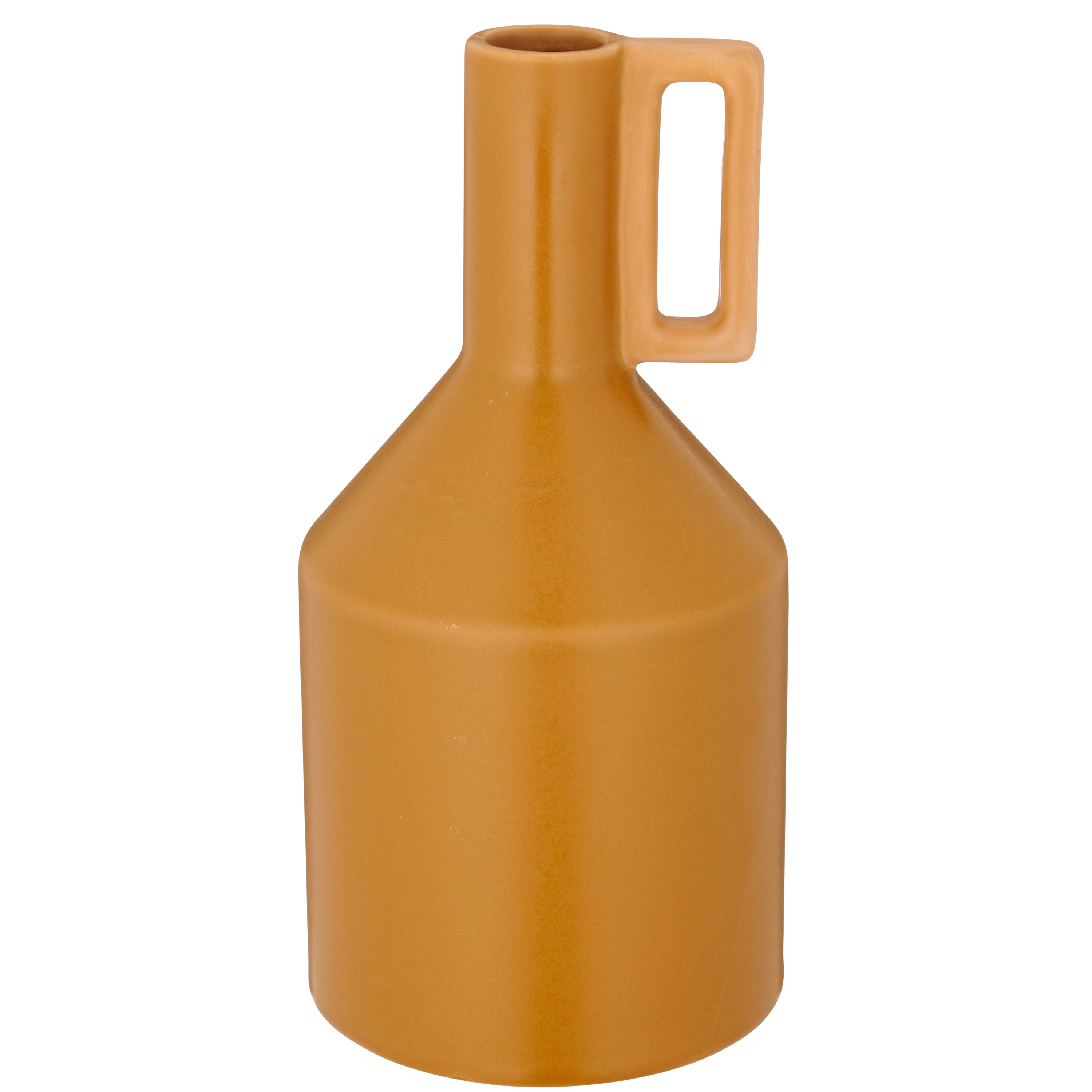 Gasper Vase Flasche mit Henkel, Amber  | Schubiger Möbel