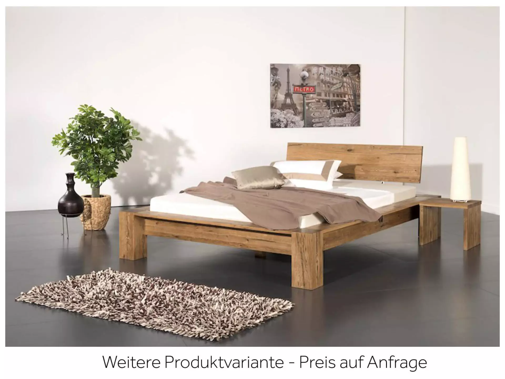 Bett Martigny Modular / Farbe: Holzfarbig / Material: