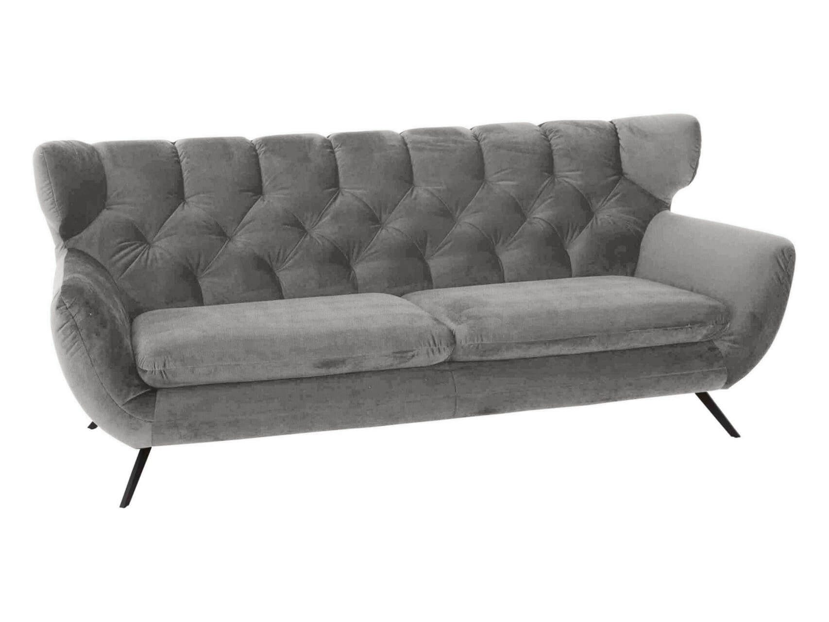 Sofa Sante fe Basic B: 225 cm Candy / Farbe: Stone / Material: Stoff Basic