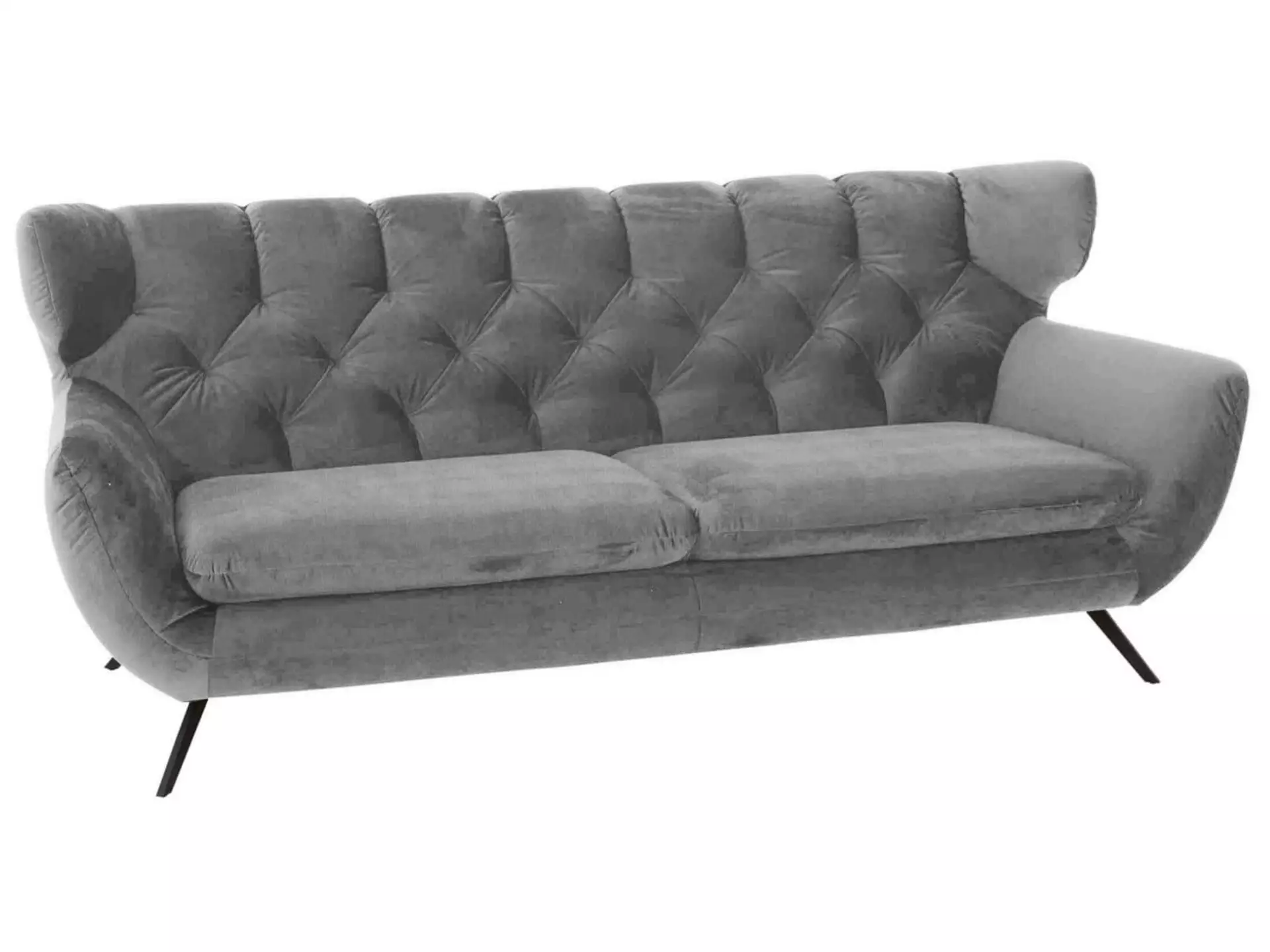 Sofa Sante fe Basic B: 225 cm Candy / Farbe: Stone / Material: Stoff Basic