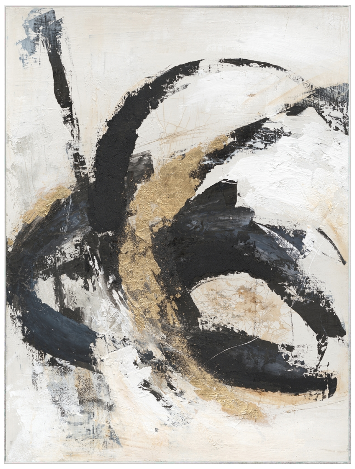 Bild Black & Gold Expression image LAND / Grösse: 120 x 90 cm Bild Black & Gold Expression image LAND / Grösse: 120 x 90 cm