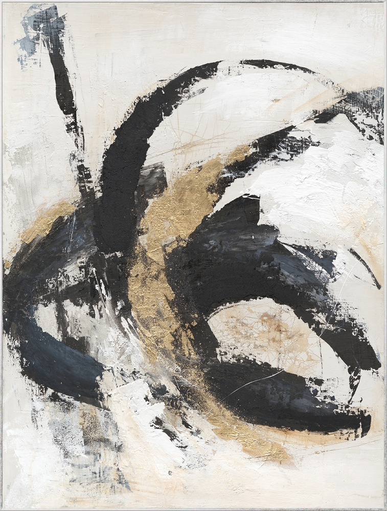 Bild Black & Gold Expression image LAND / Grösse: 120 x 90 cm