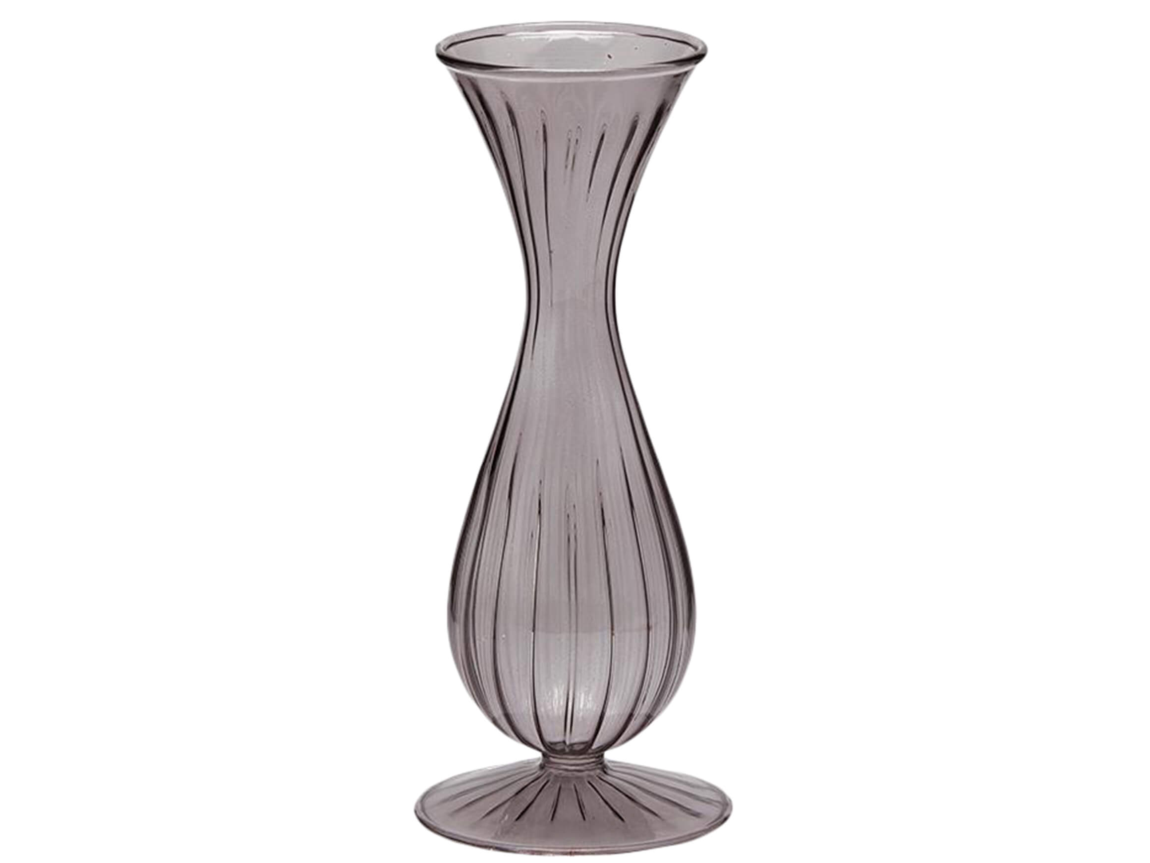 Edg Vase Flaschenform Grau H: 22 cm Grau | Schubiger Möbel