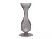 Vase Flaschenform Grau H: 22 cm Edg