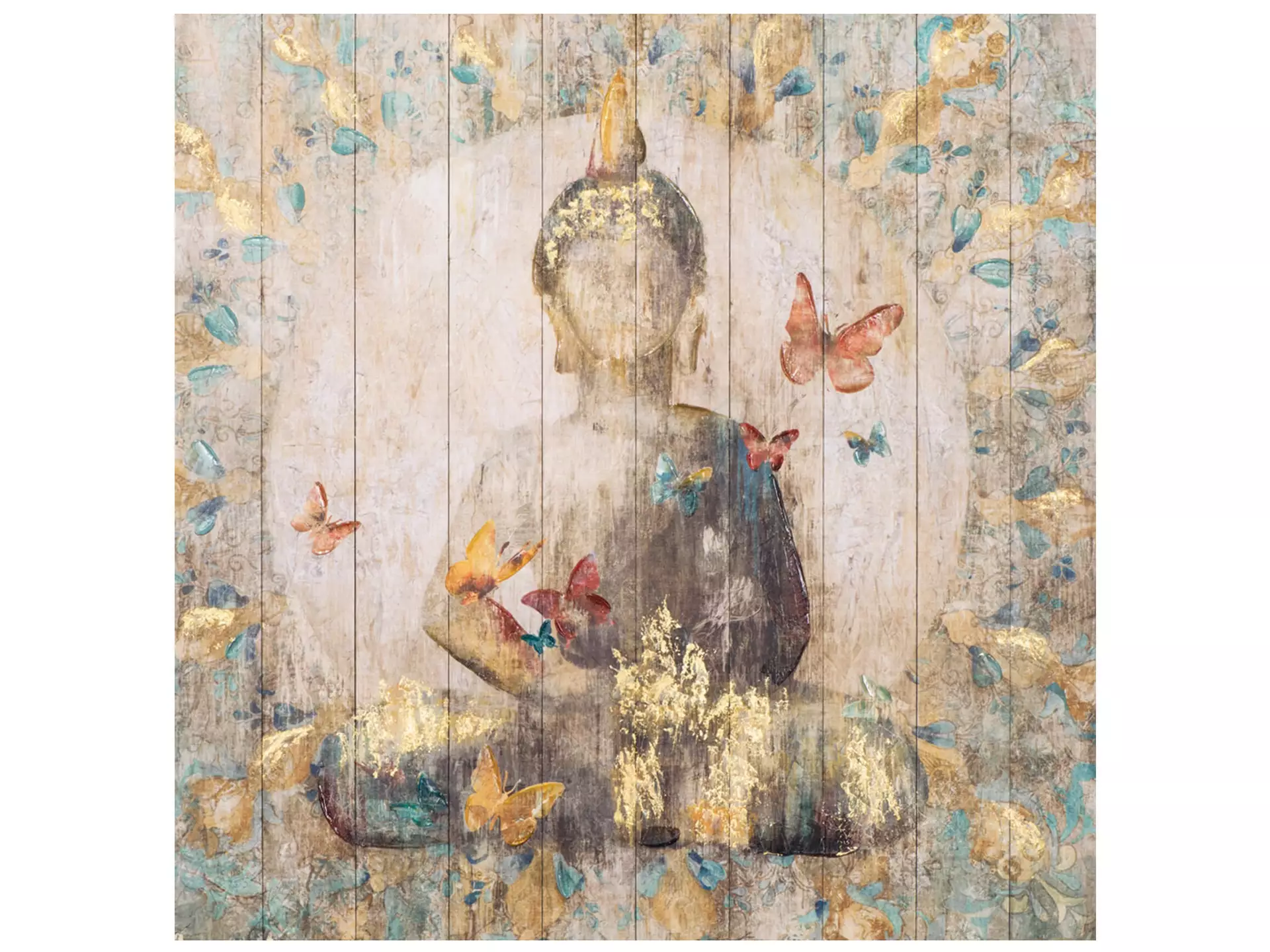 Bild Buddha mit Schmetterlingen image LAND