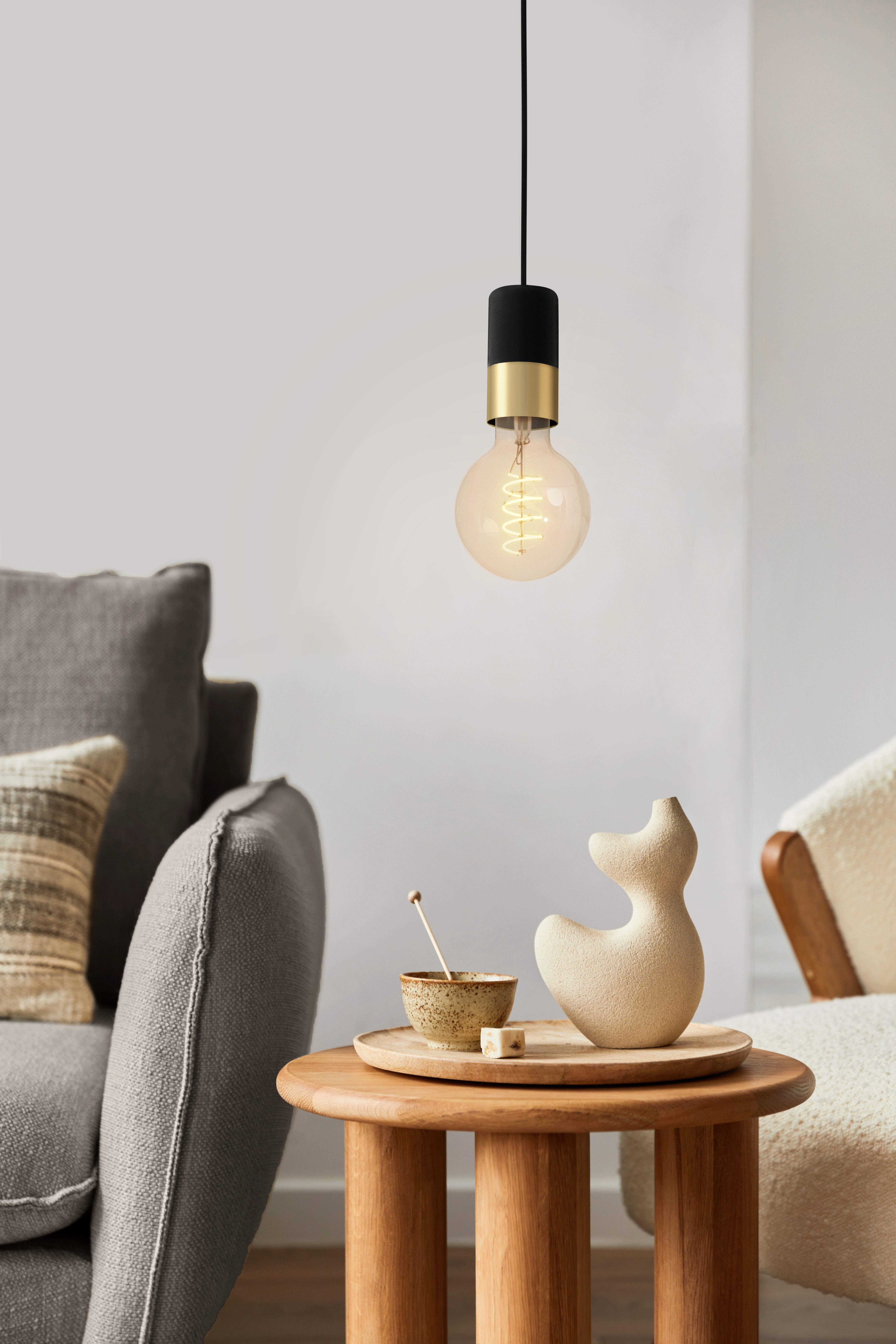 Pendant lamp Roomio No.9801 Eglo / Colour: brass black