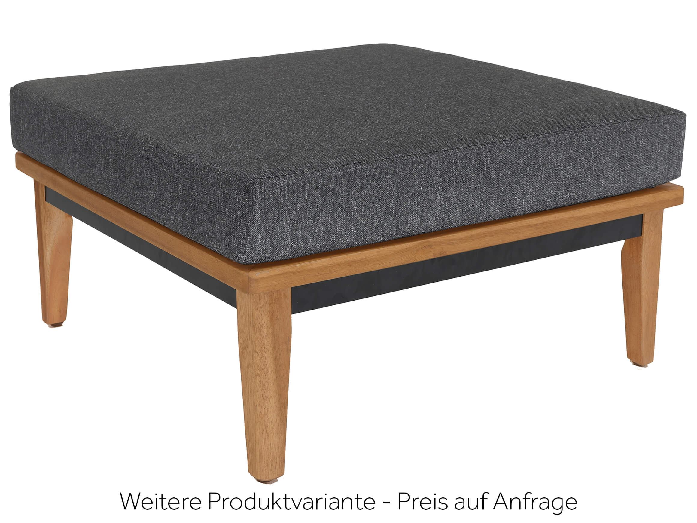 Club table incl. cushion Ascona Square Bemo Handels AG / Table top dimensions (WxD) :69 x 69 cm