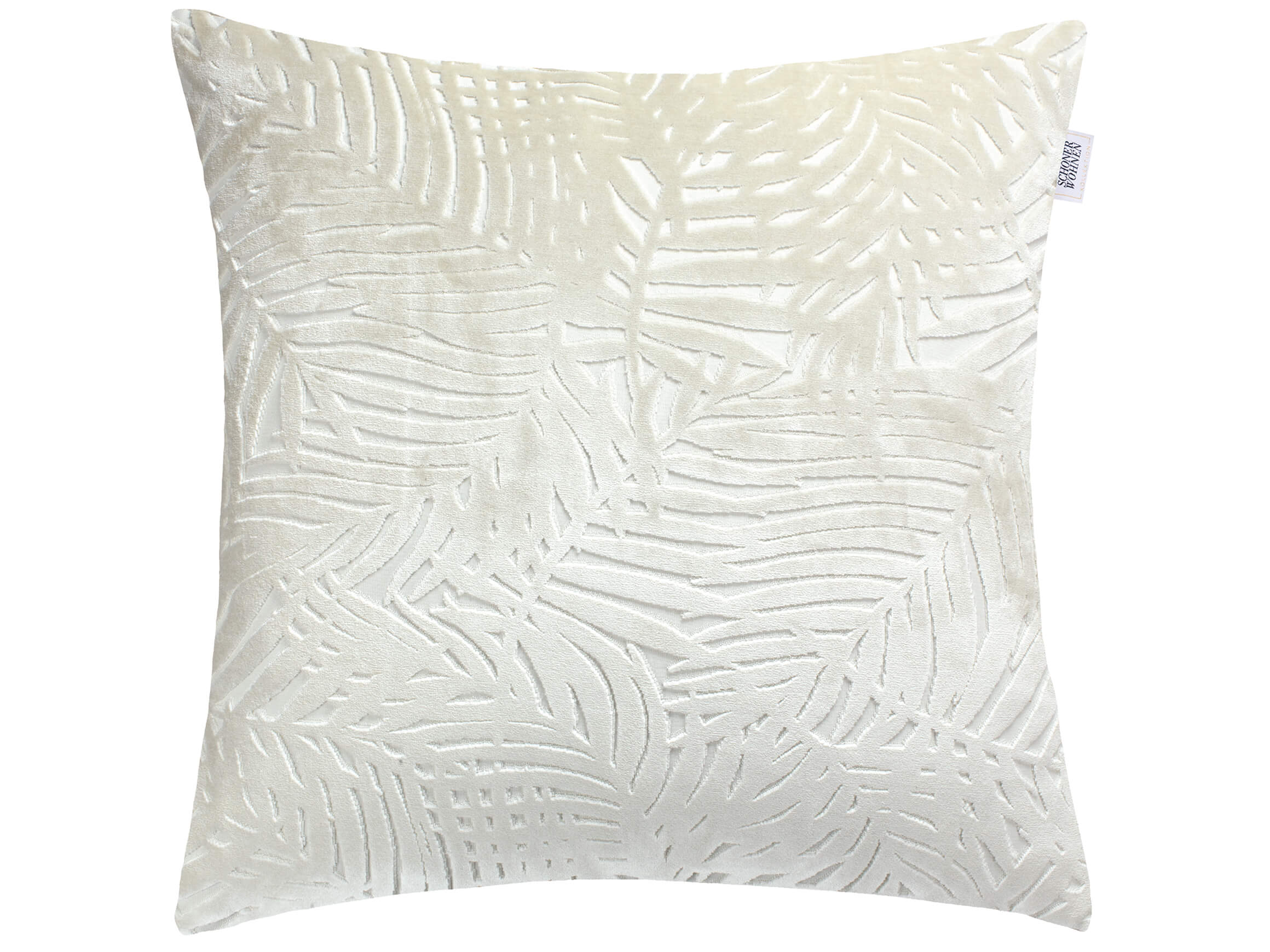 Stoeckel & Grimmler Kissenhülle Florance Natur 45 cm Grau | Schubiger Möbel