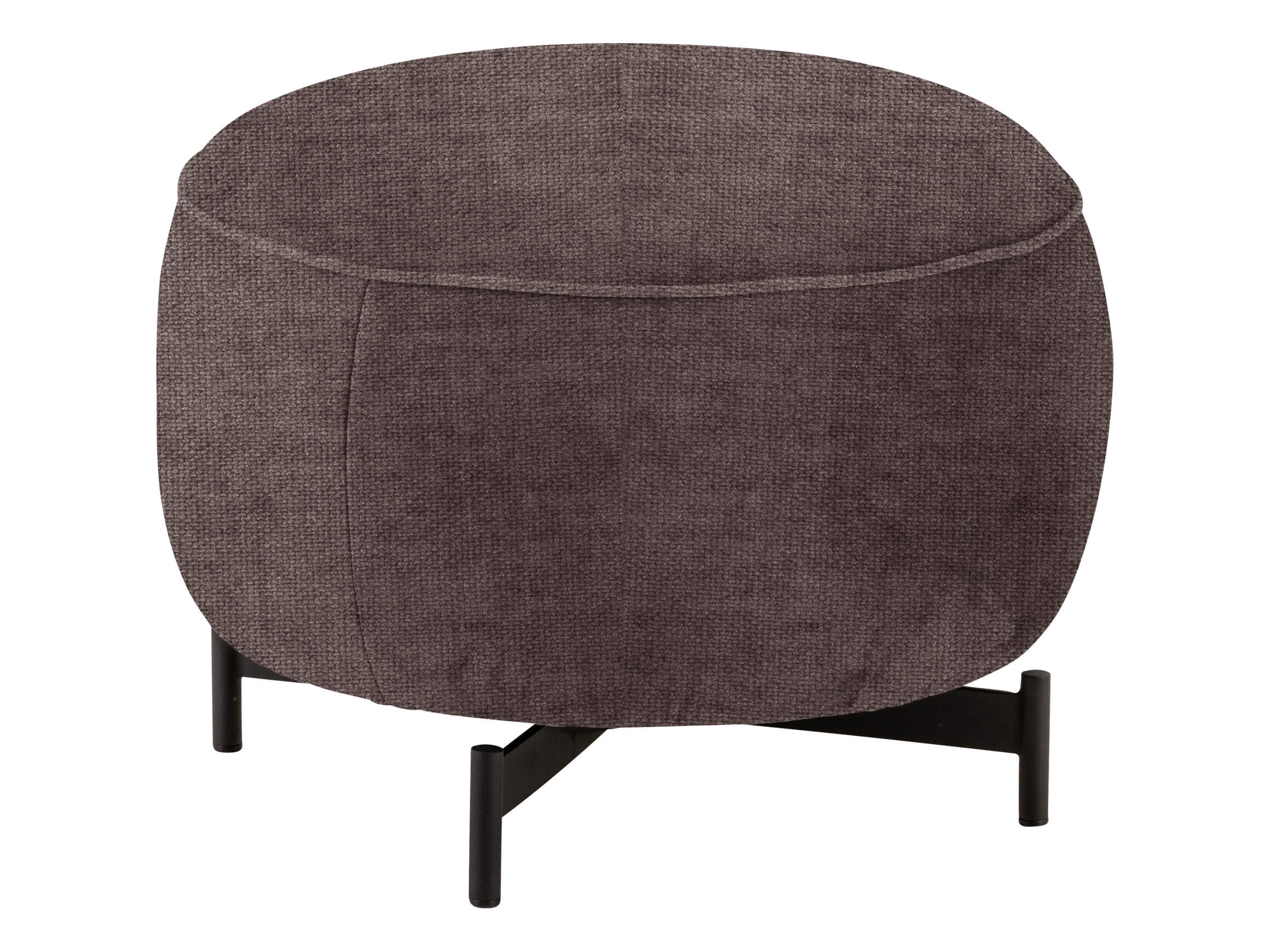 Hocker 8170 Basic D: 60 cm Himolla / Farbe: Elefant / Material: Stoff Basic
