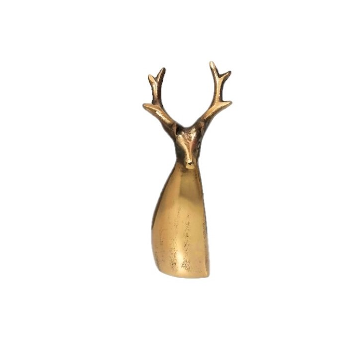 Decofinder Rentier Metall Kupfer  H:16 cm  | Schubiger Möbel
