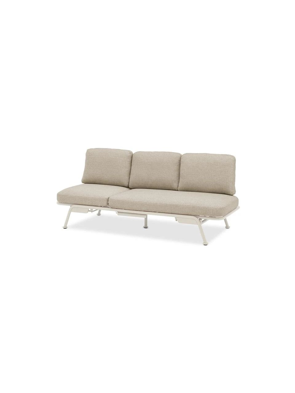 3-Sitzer Sofa Somerset 3-Sitzer Sofa von Zebra / Farbe: Taupe / Grösse: 198 x 81 cm