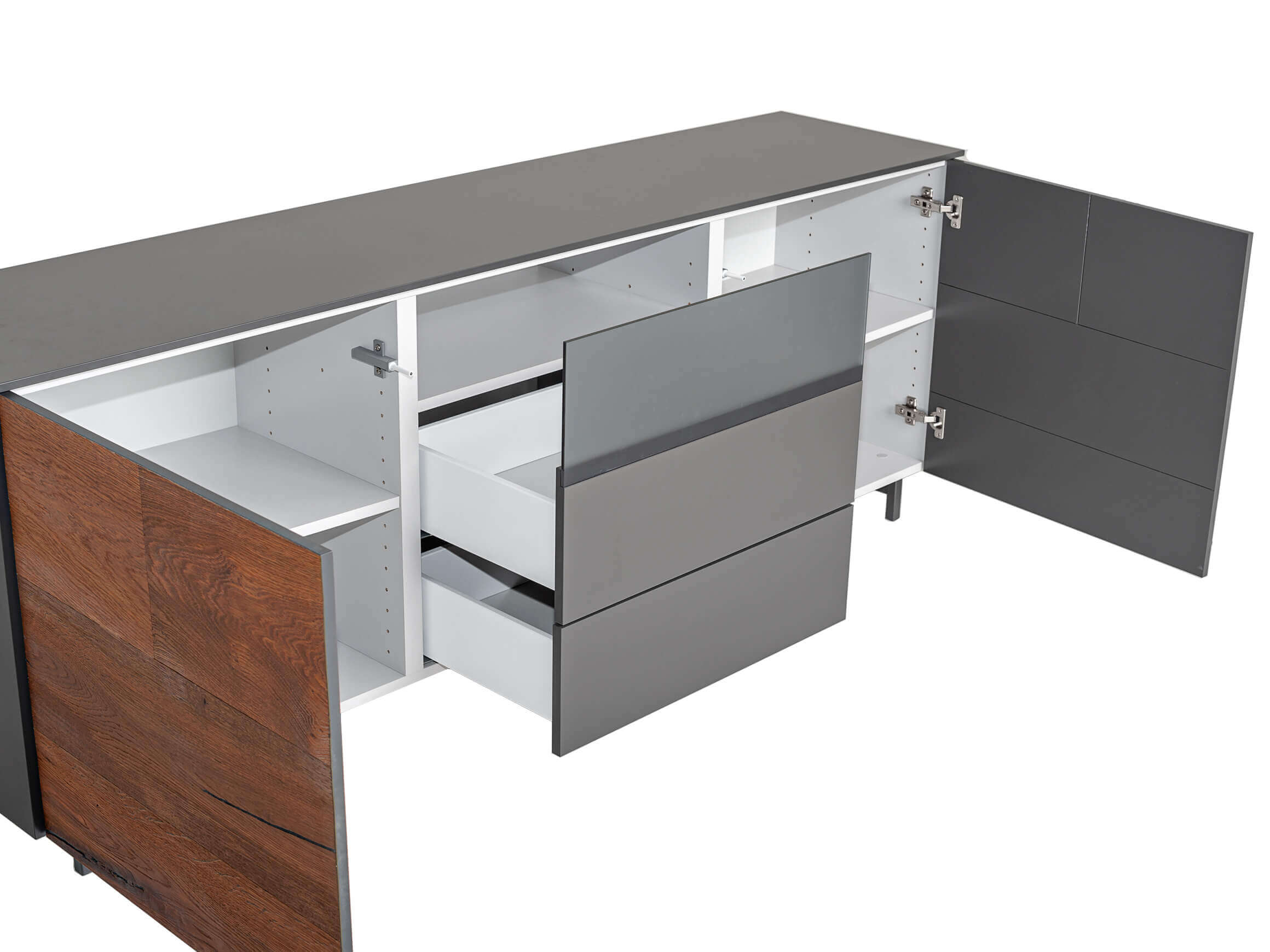 Sideboard Novara Fubo / Farbe: Anthrazit