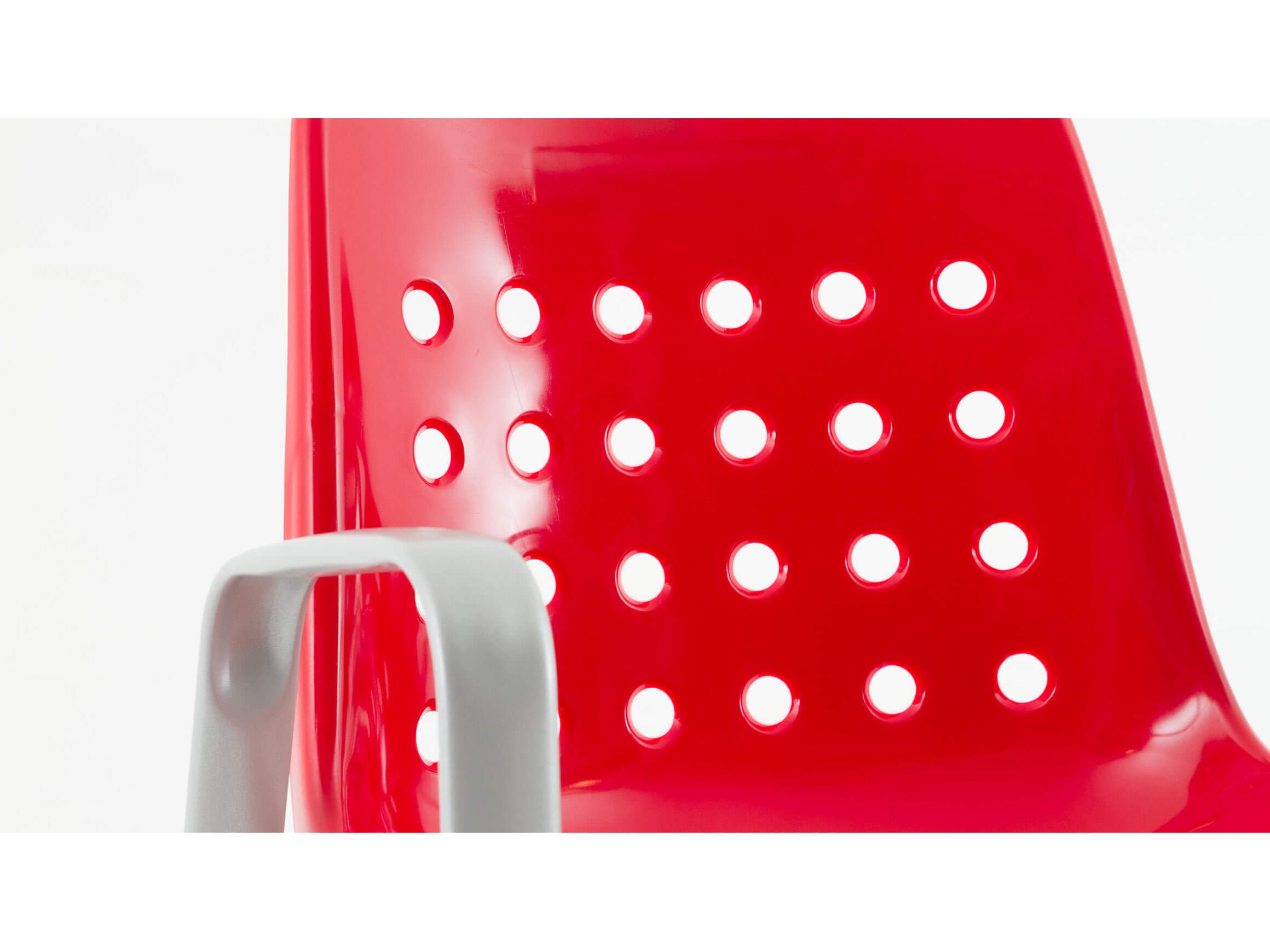 Gartenstuhl Bermuda mit Armlehne Rundoval Schaffner / Farbe: Rot