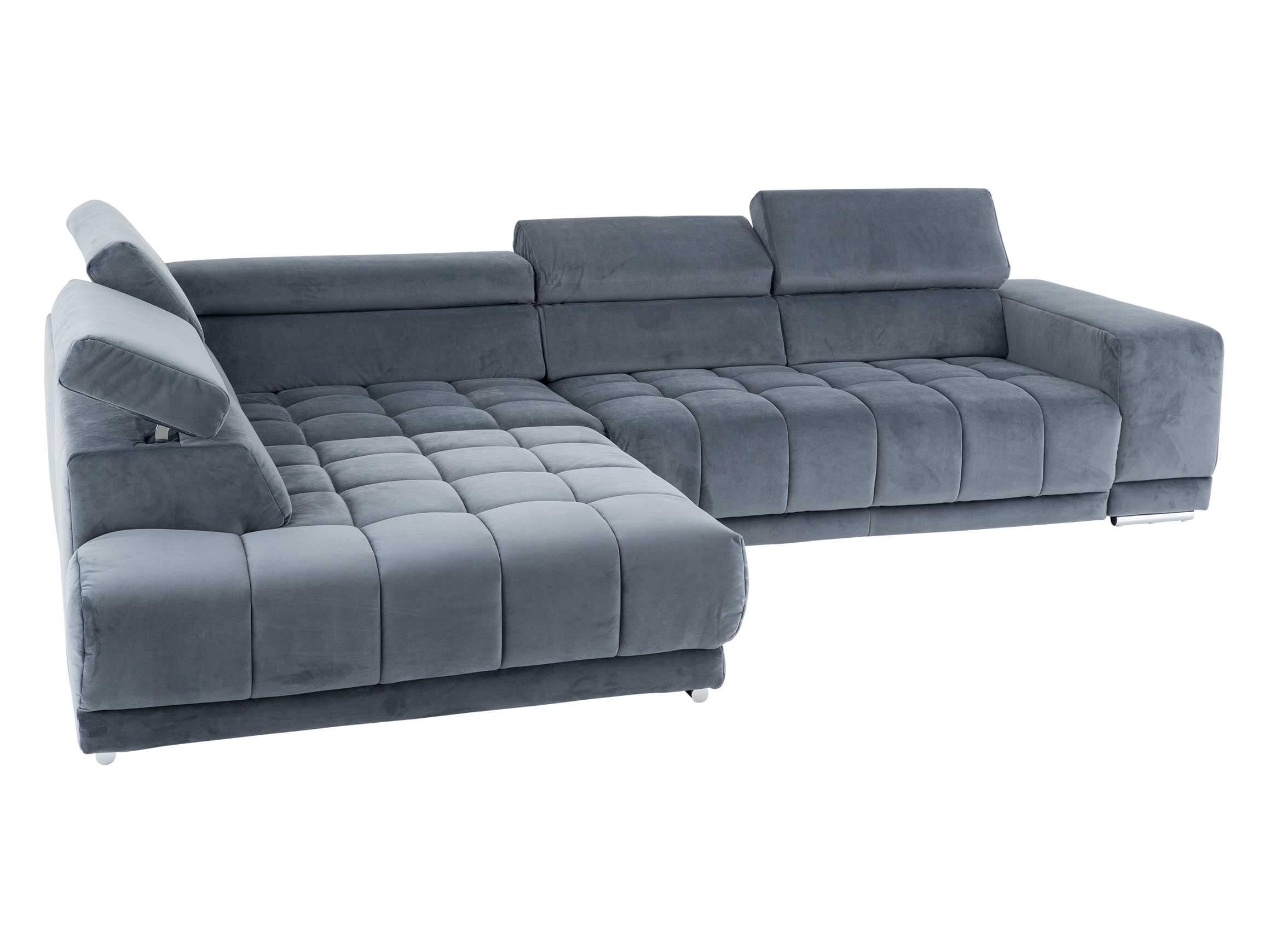 Ecksofa Selinda Polipol / Farbe: Denim / Bezugsmaterial: Stoff