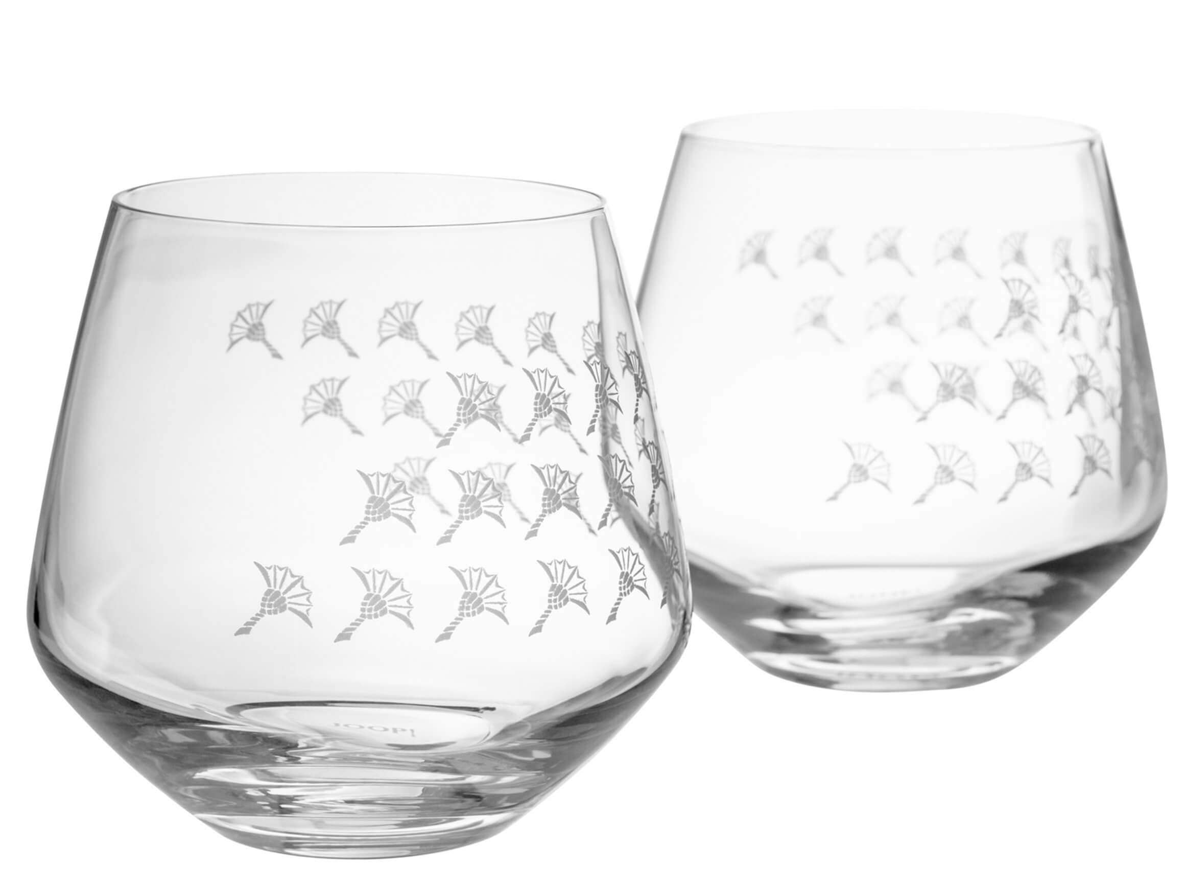 Wasserglas Set à 2 Stk Faded Cornflower, Weiss Matt Joop / Farbe: Weiss