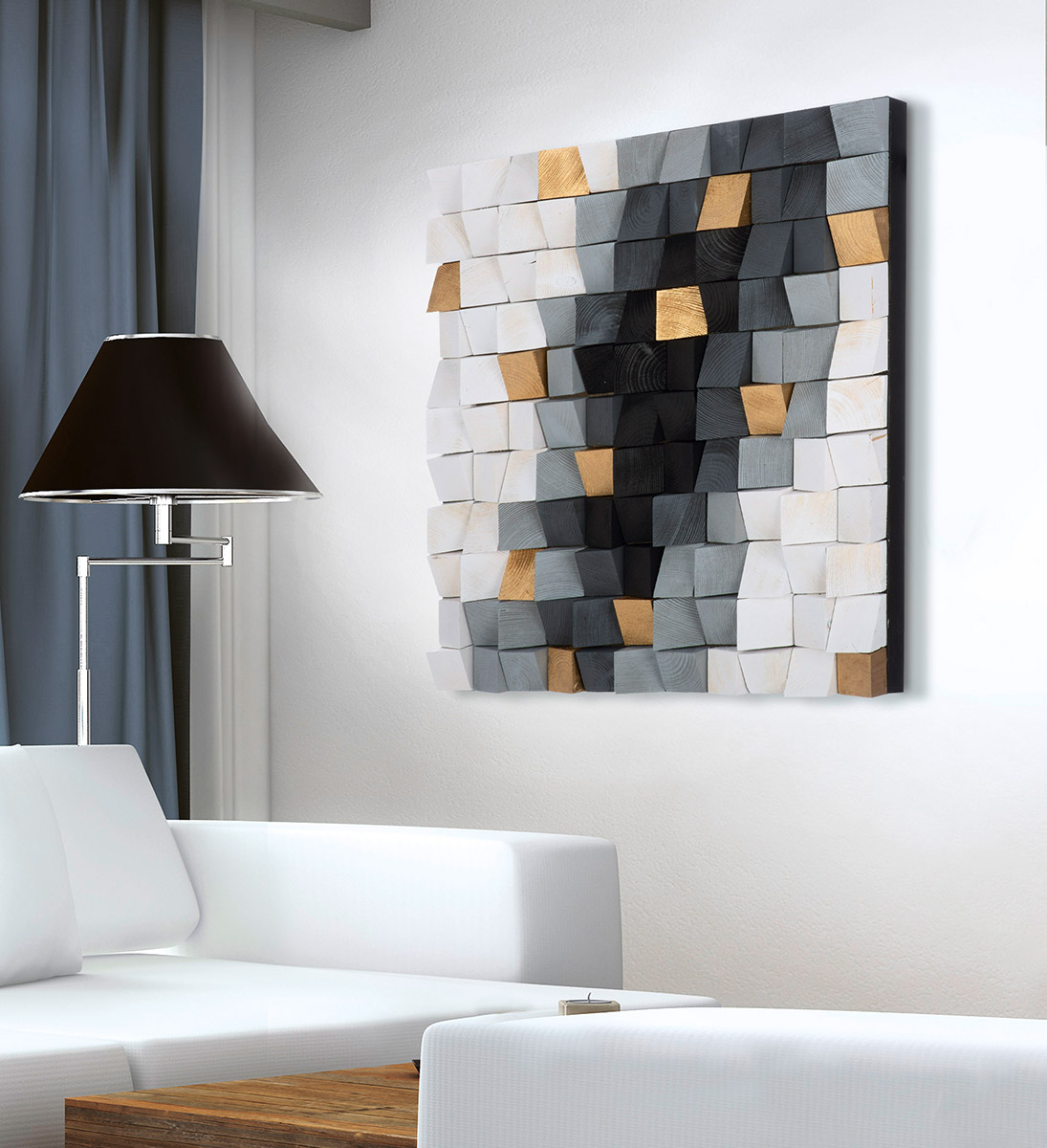Gilde Bild Klepton, Grau H: 76 cm  | Schubiger Möbel