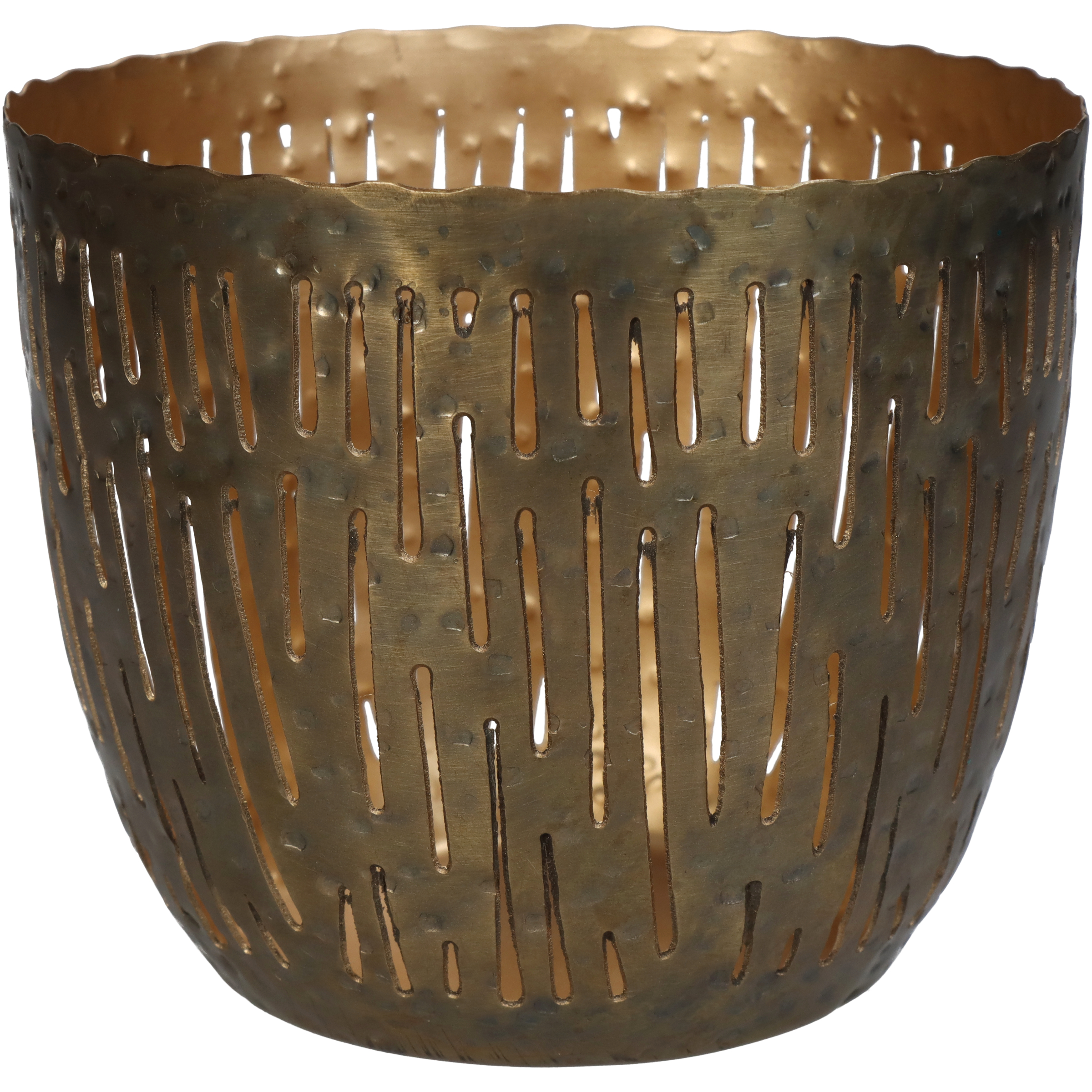 Windlicht Iron, Bronze H: 11 cm Kersten