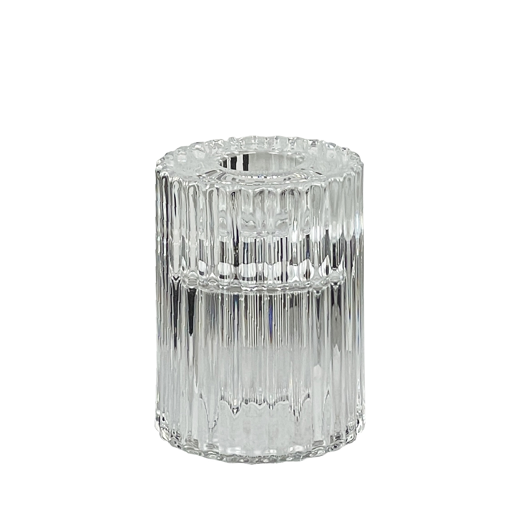 Kerzenständer Vara, Klar H: 8 cm Kaheku