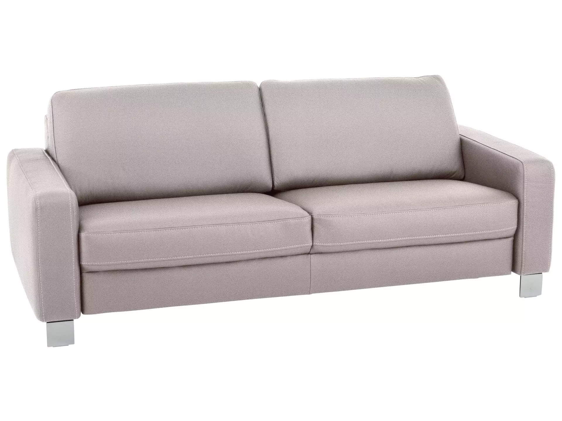 Sofa Shetland Basic B: 214 cm Polipol / Farbe: Silver / Material: Microfaser Basic