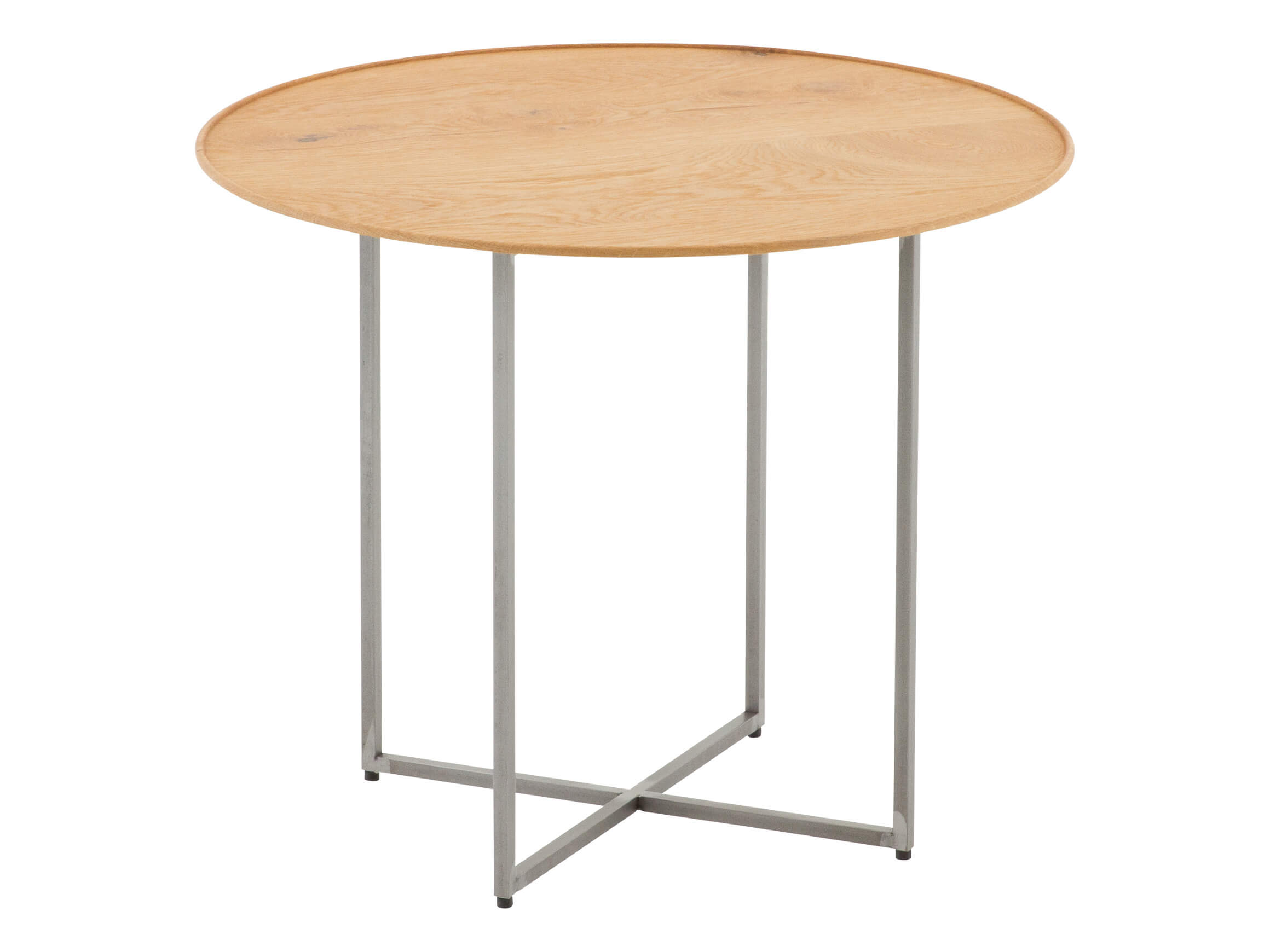 Side table Rayen, knotty oak natural oiled,