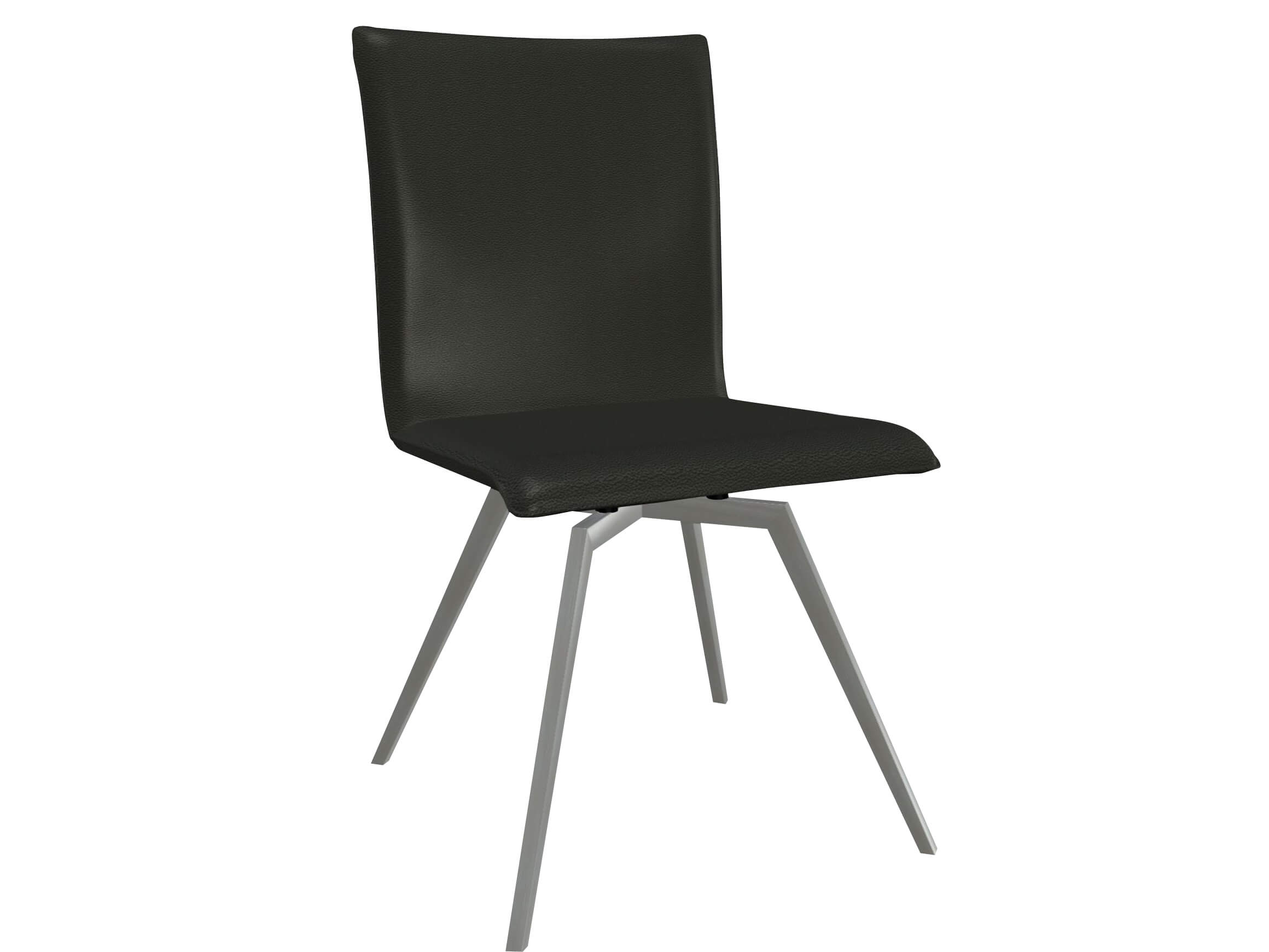 Stuhl Damian Trendstühle / Farbe: Anthrazit / Material: Premium-Leder