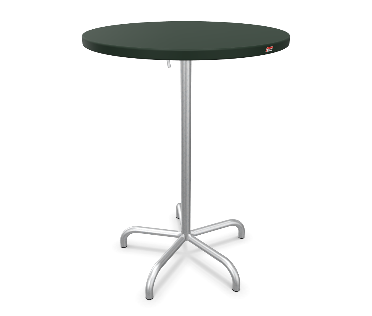 Metall-Stehtisch Säntis Rund Feuerverzinkt von Schaffner / Farbe: Tannengrün / Grösse: x cm