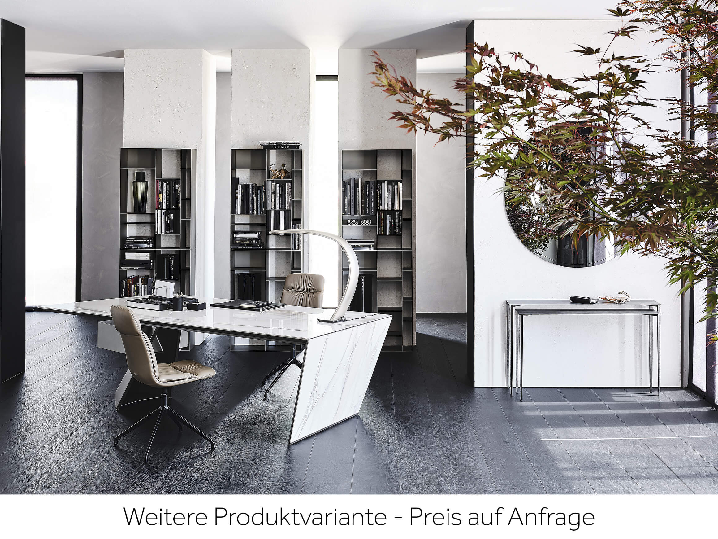 Schreibtisch Nasdaq Keramik Cattelan / Farbe: Cremeweiss