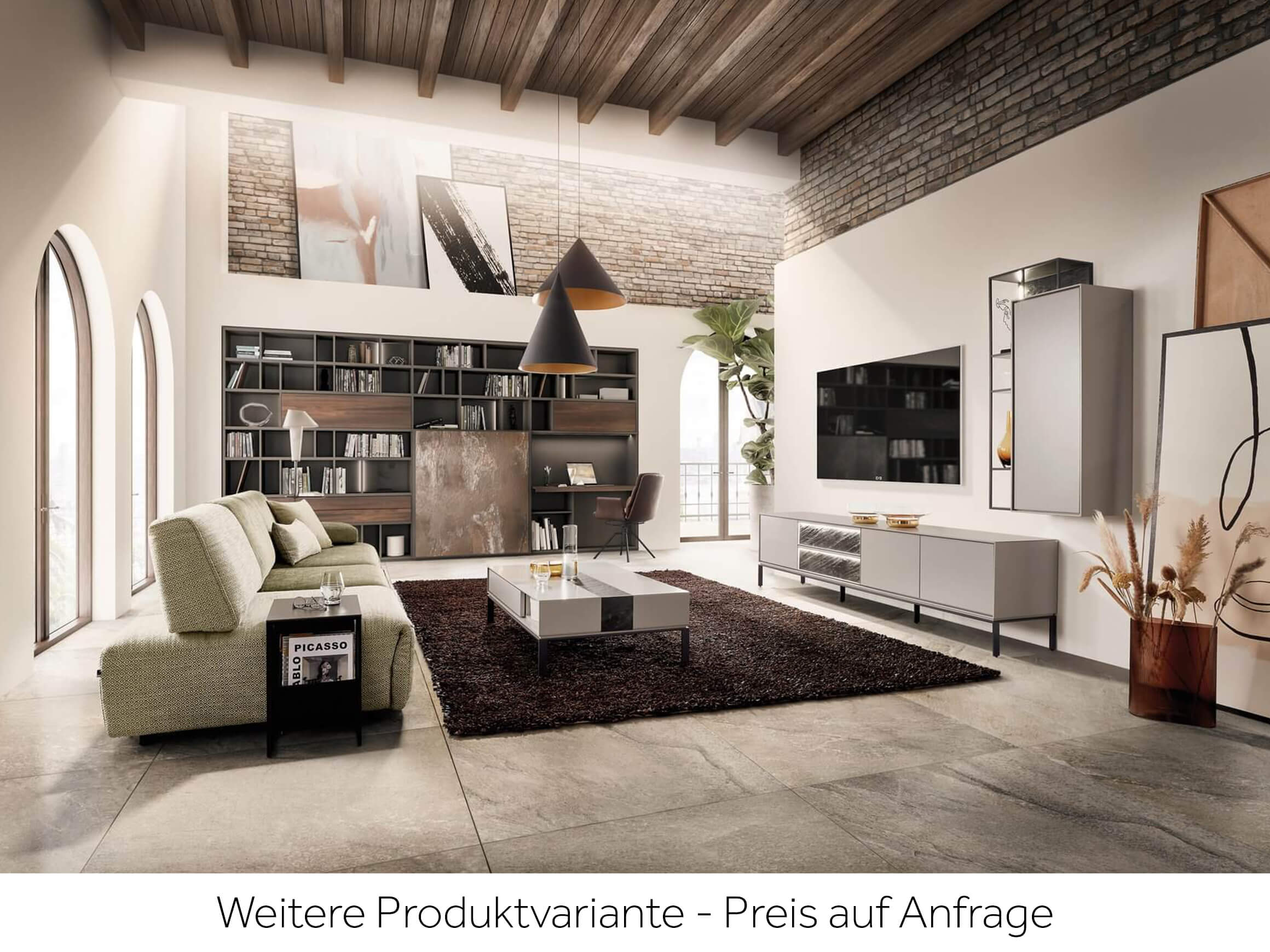 Hängeregal Felice Abrito / Farbe: Grau