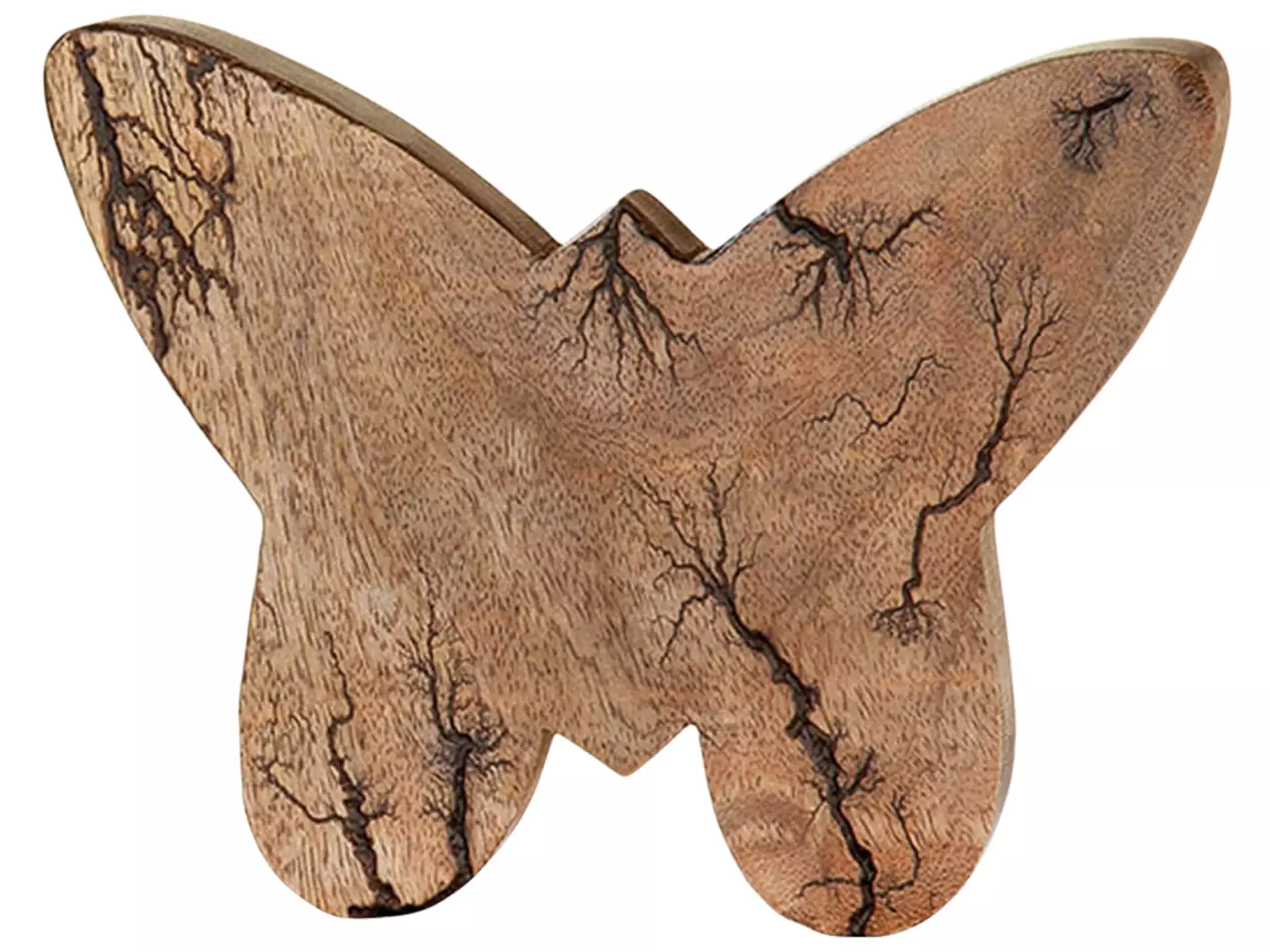 Tierfigur Schmetterling, Holz H: 20 cm Gilde / Farbe: Holzfarbig