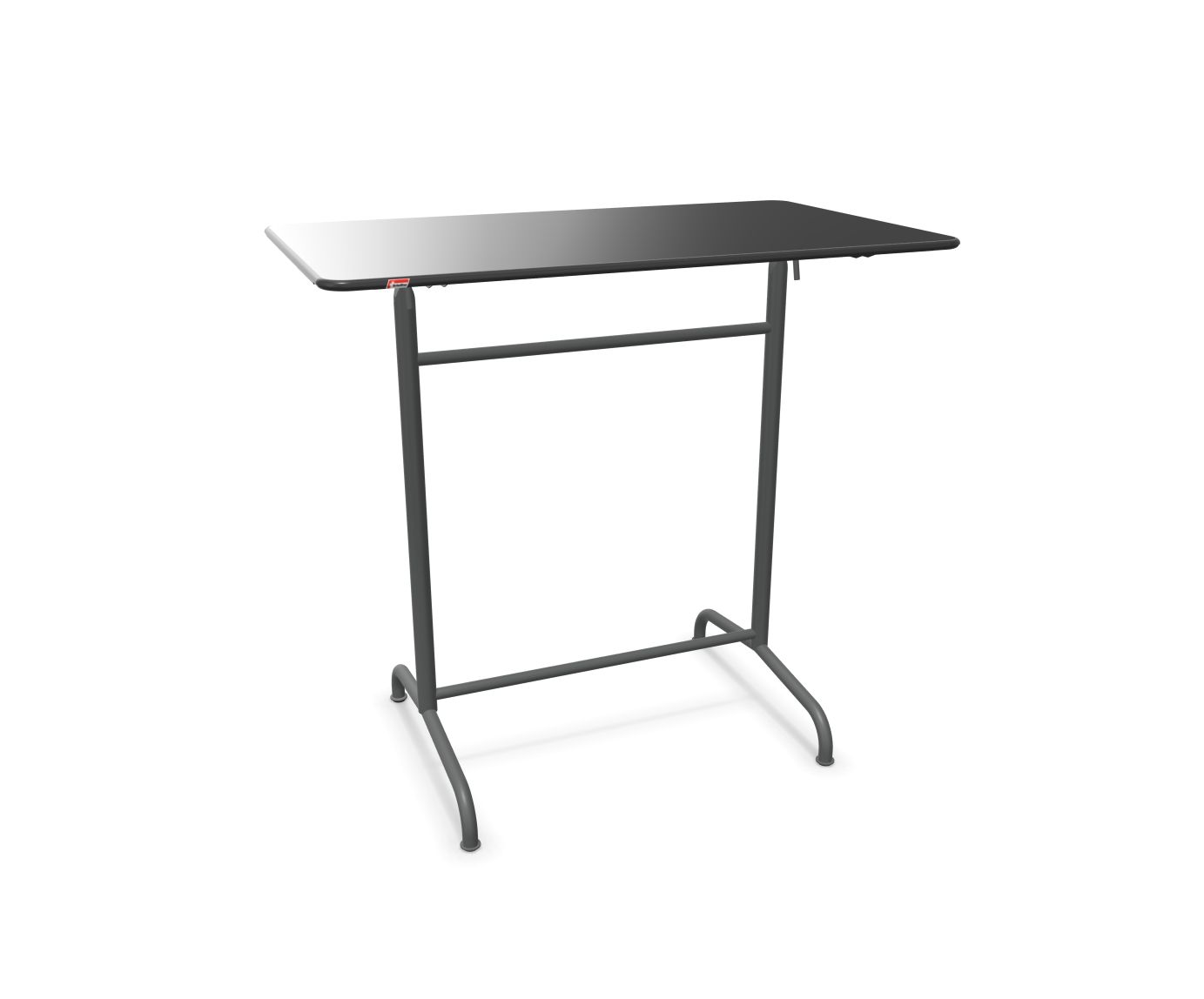 Metall-Stehtisch Rigi von Schaffner / Farbe: Anthrazit / Grösse: 120 x 70 cm