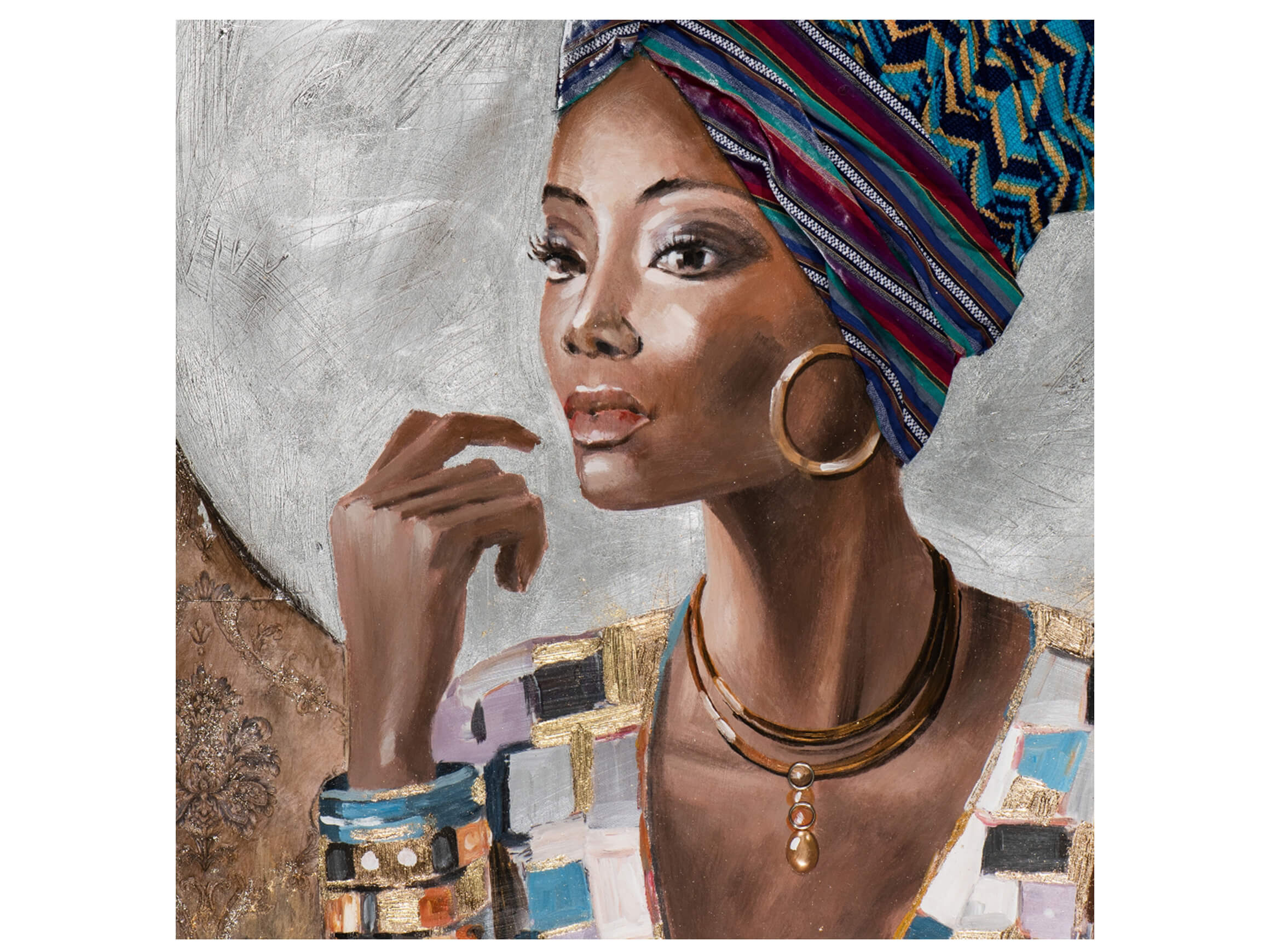 Bild Geschmückte Schönheit mit Turban 2 image LAND