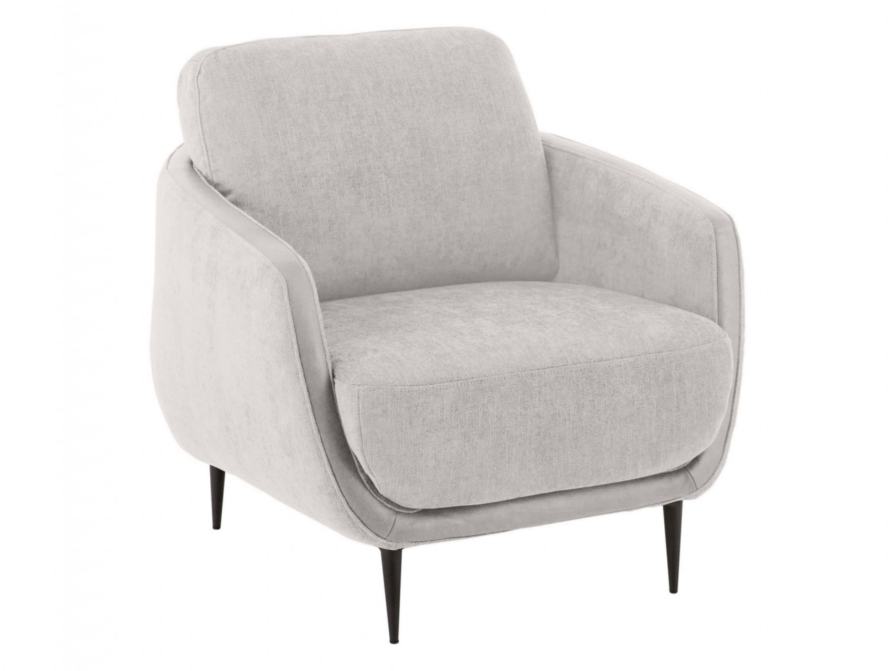 Lima Basic Candy armchair / Colour: Silver / Material: Basic fabric