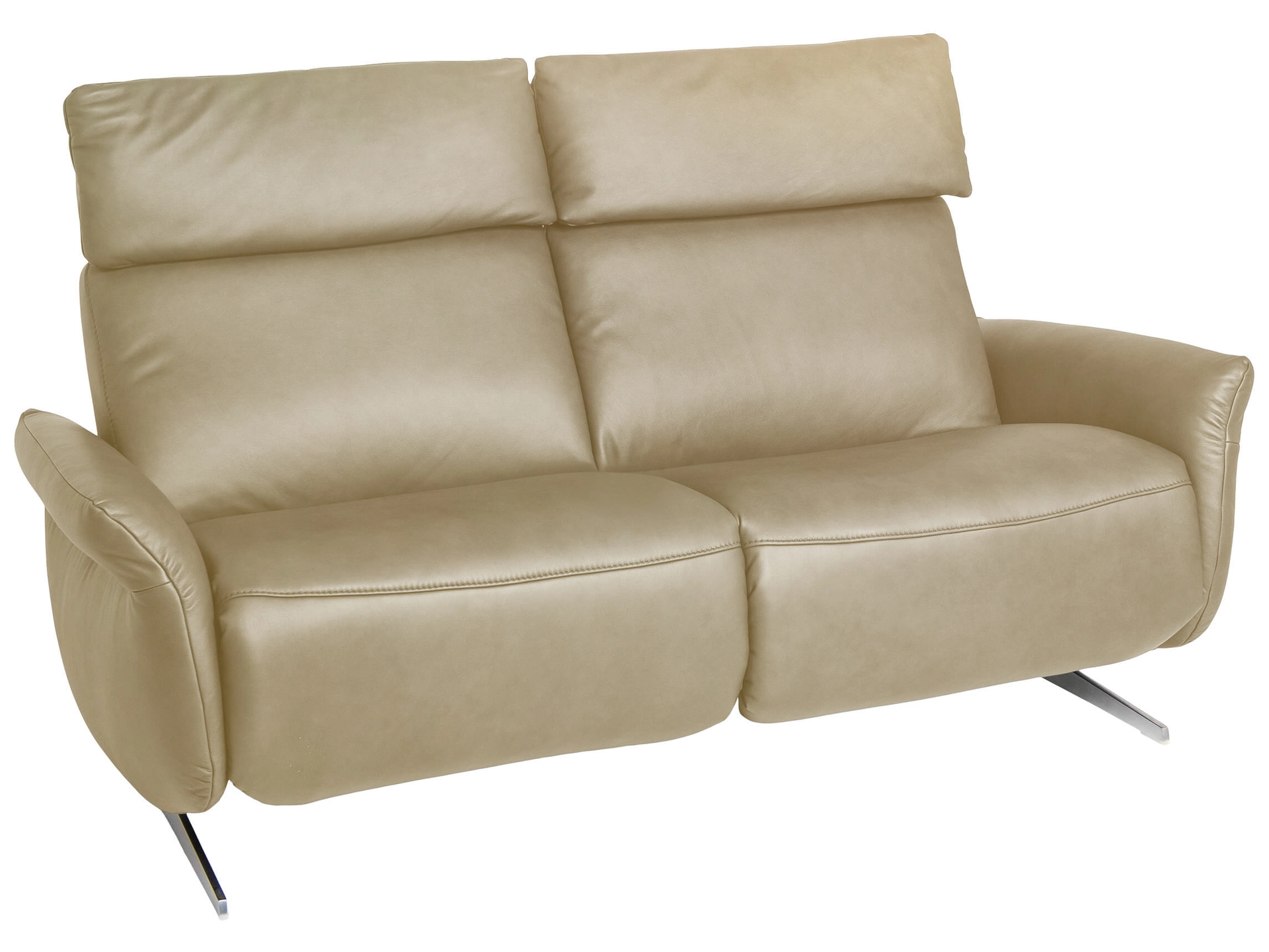 Sofa Laura Basic Himolla / Farbe: Marmor / Material: Leder Basic