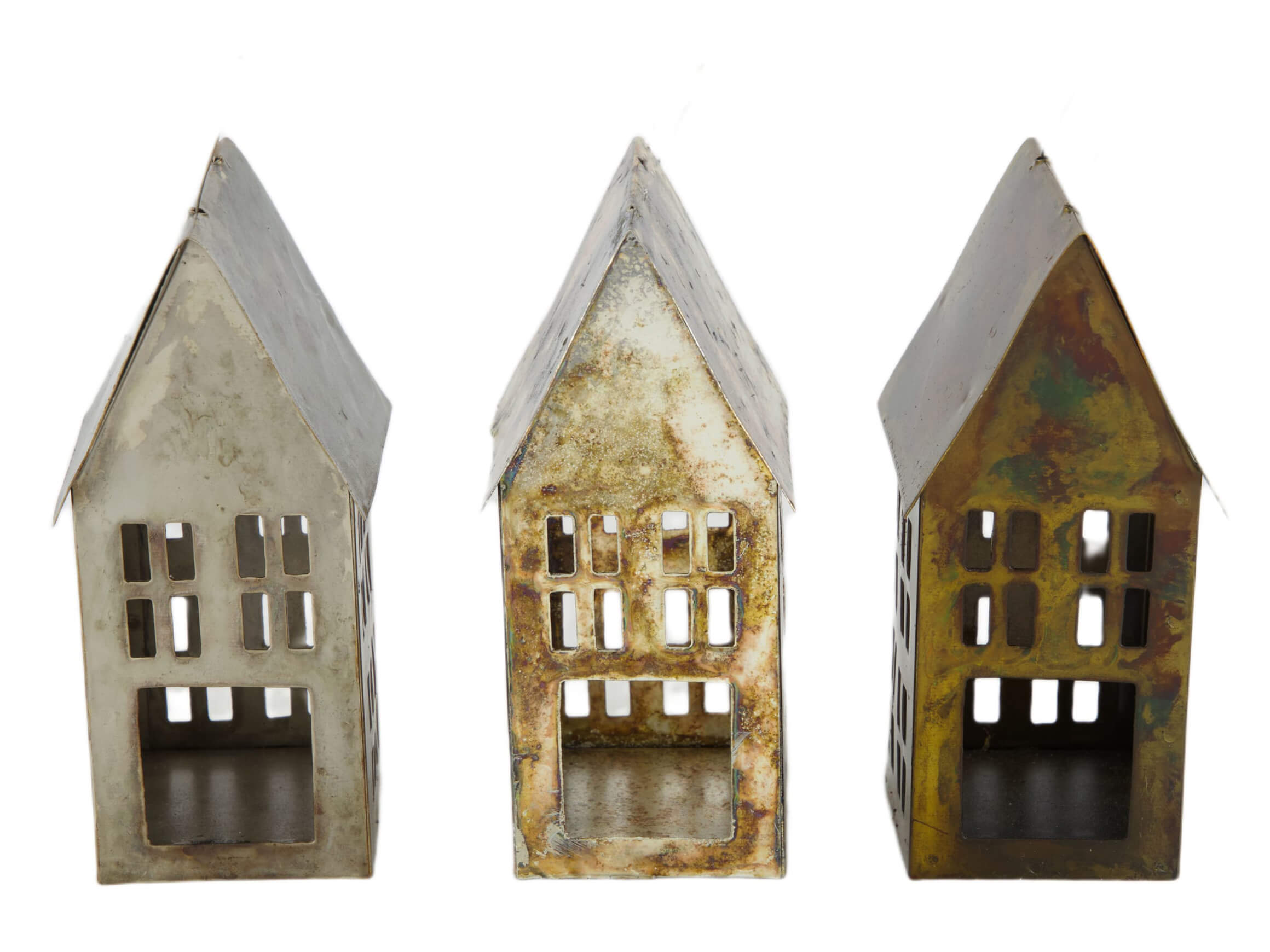 Windlicht Haus H: 13 cm Decofinder